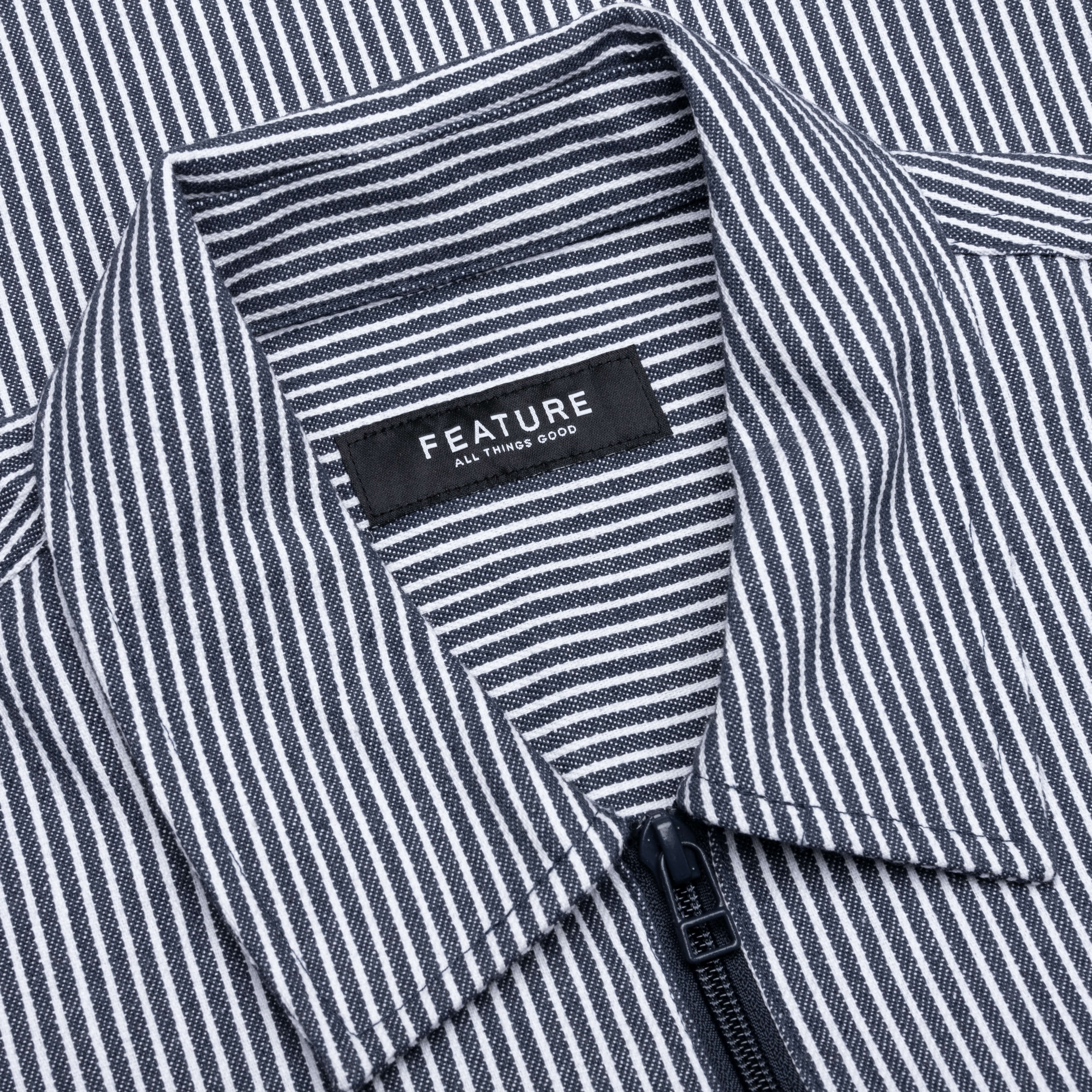 Smith 3/4 Zip Shirt - Blue - Image 3