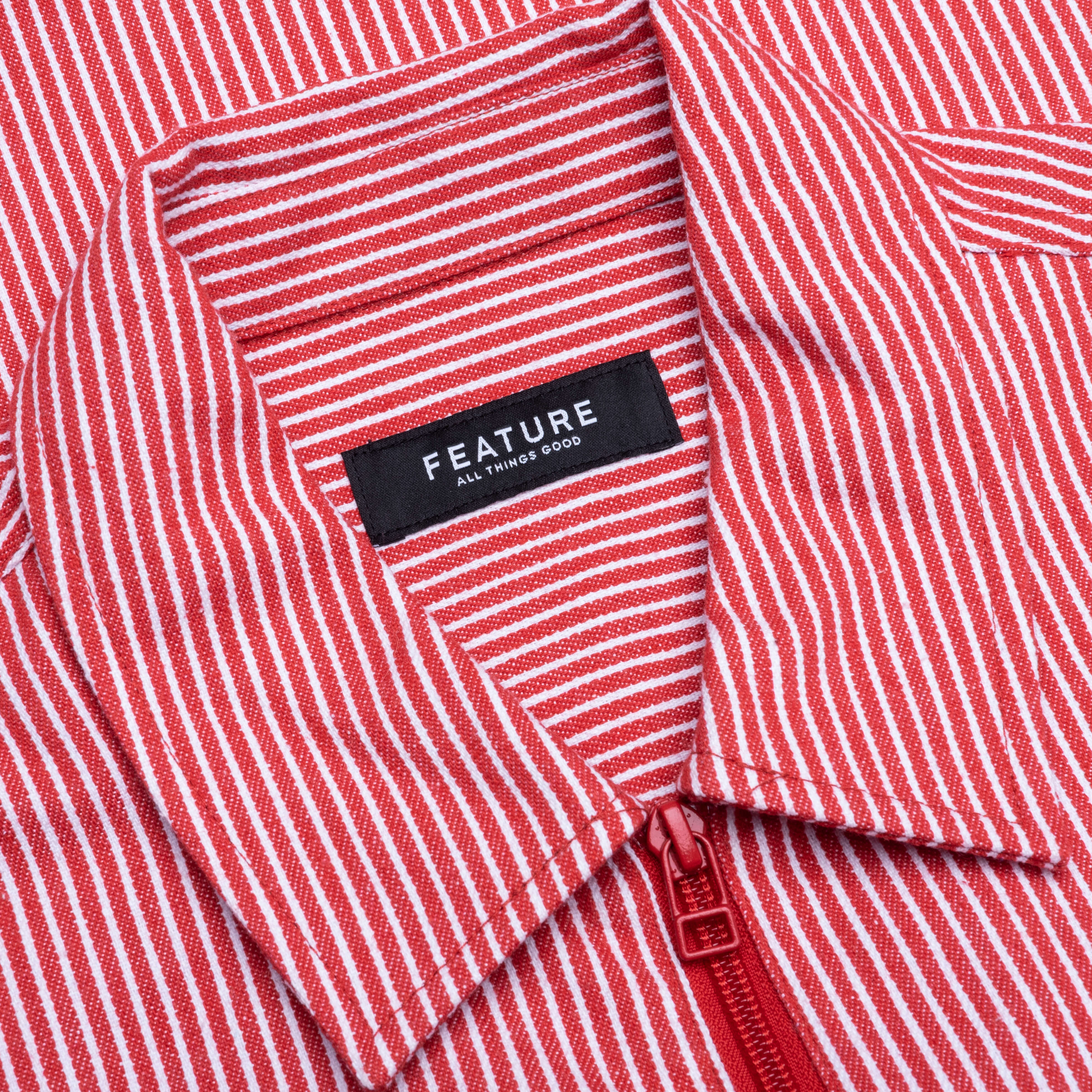 Smith 3/4 Zip Shirt - Red - Image 3