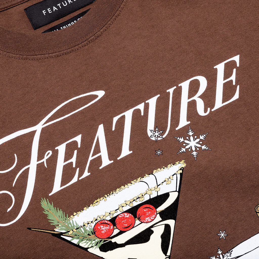 Snowflake Soiree Tee - Chocolate Fondant - Image 3