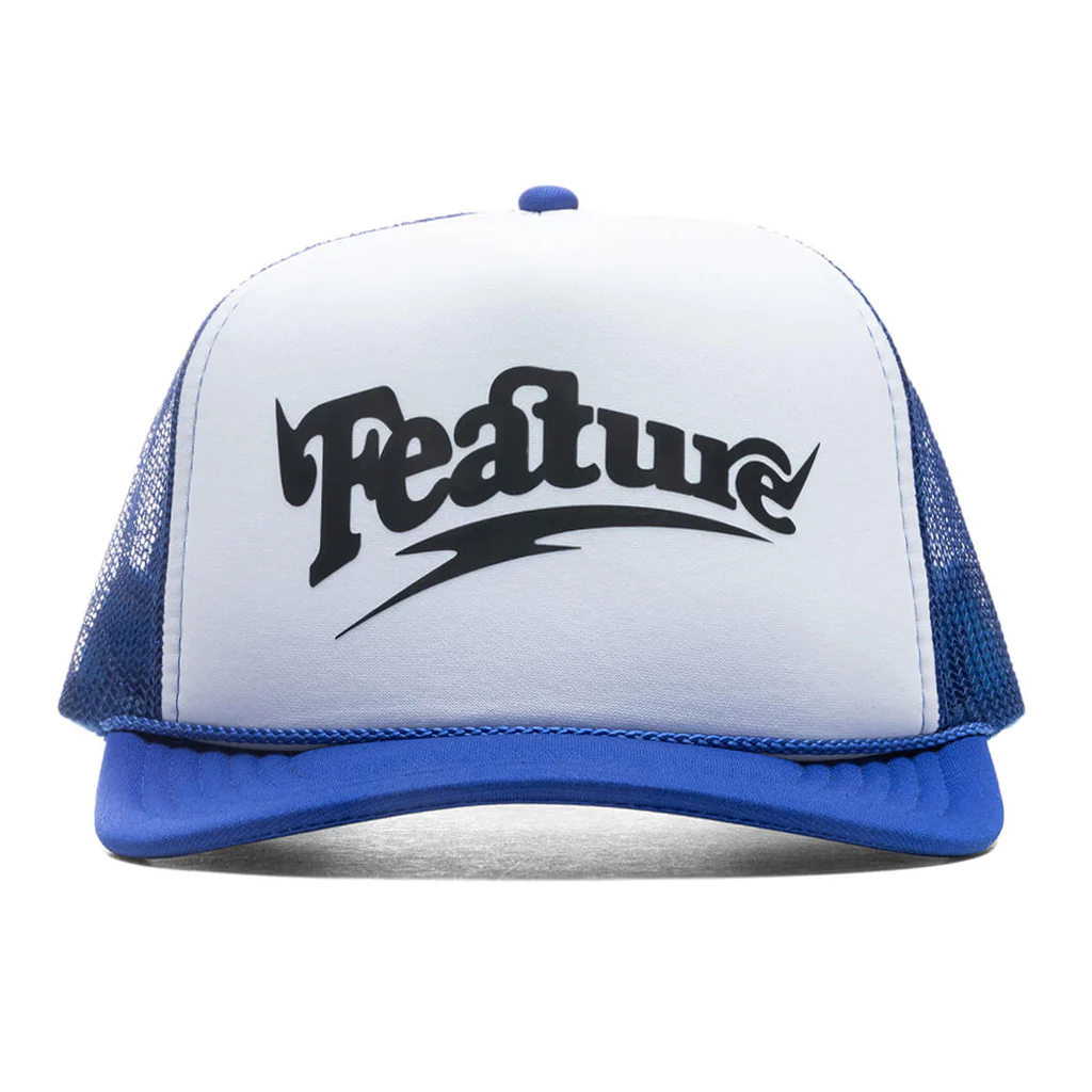 Spike Trucker Hat - Royal/White