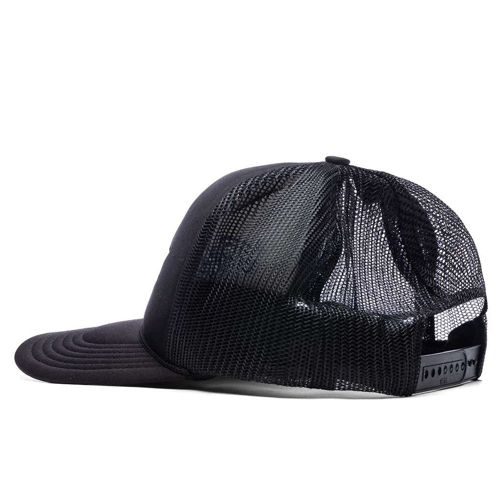 Spike Trucker Hat V2 - Black/Blue - Image 4
