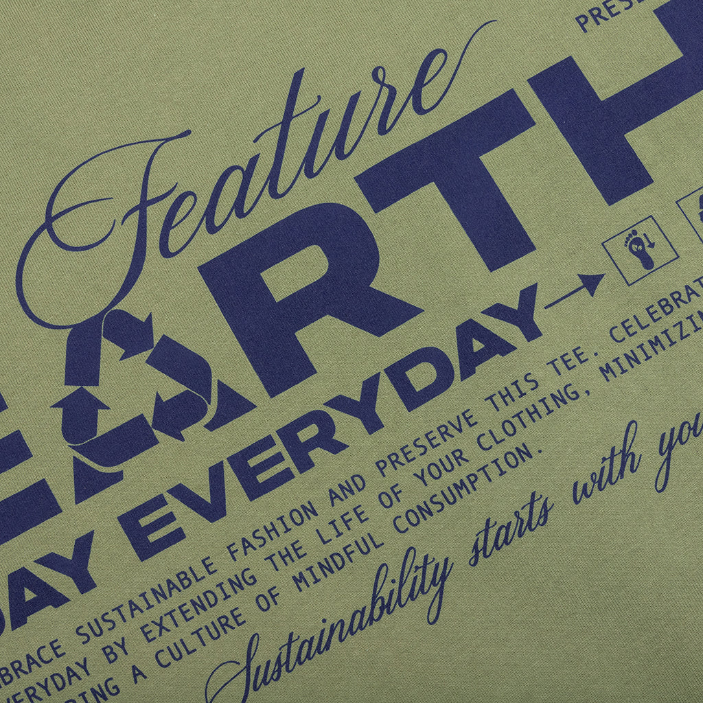 Sustained Earth Tee - Oil Green - Image 6