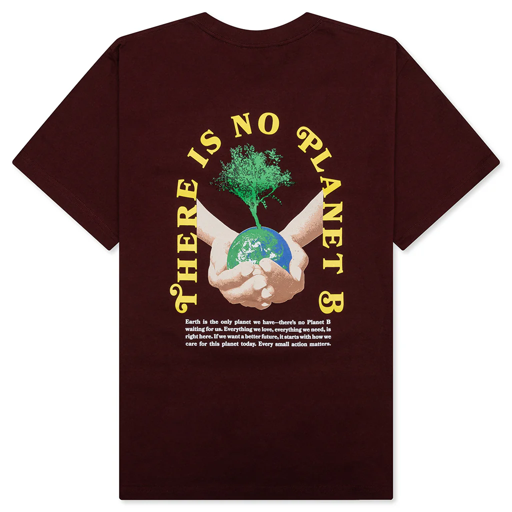 There Is No Planet B Tee - Bitter Chocolate - Image 2