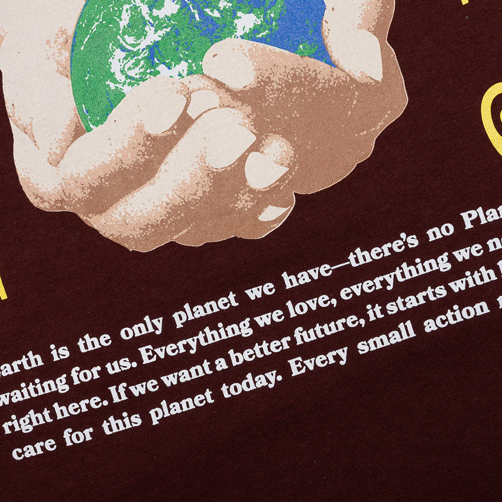 There Is No Planet B Tee - Bitter Chocolate - Image 6