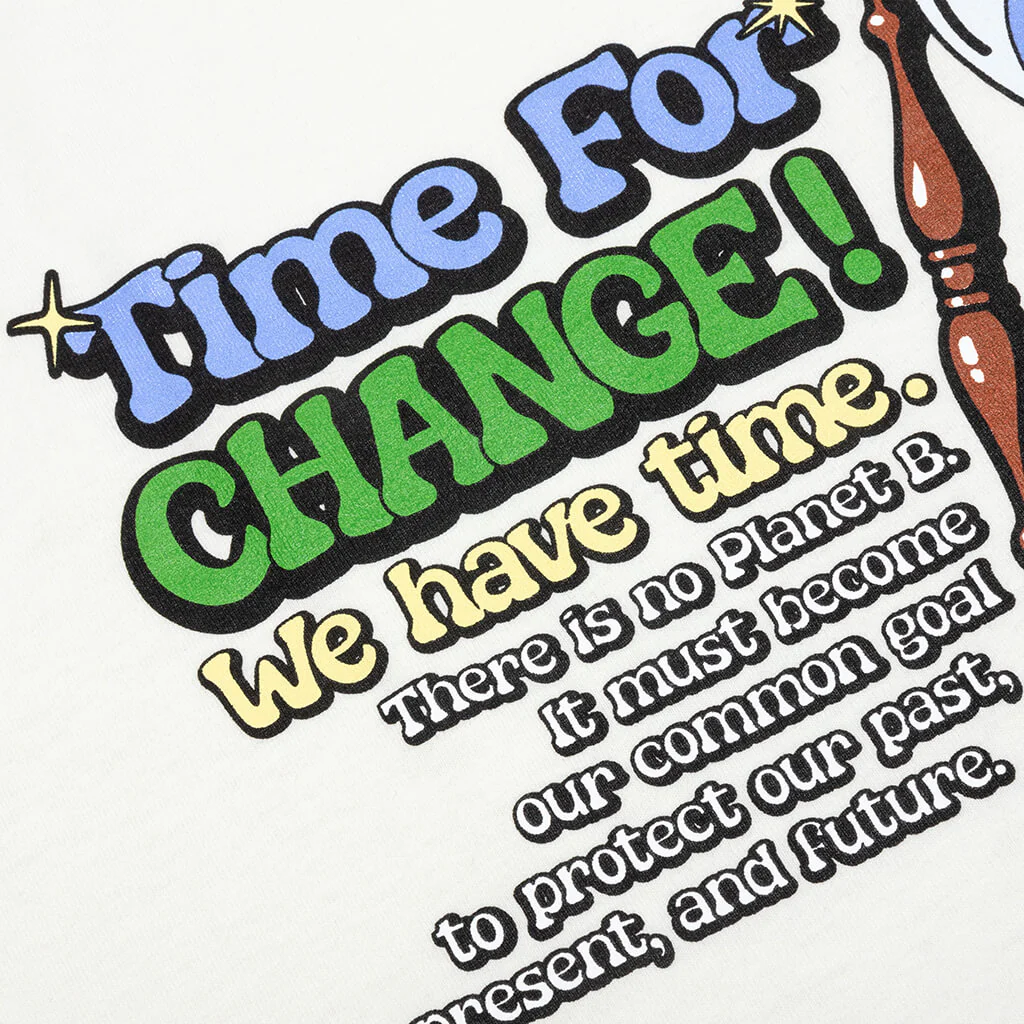 Time for Change Tee - Marshmallow - Image 5