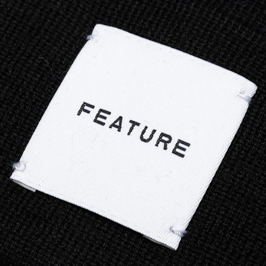 Watch Cap Beanie - Black - Image 3