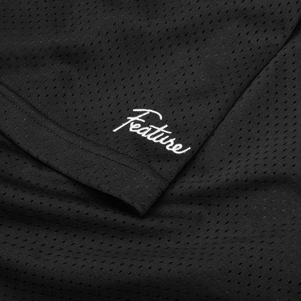 West Mesh Shorts - Black - Image 4
