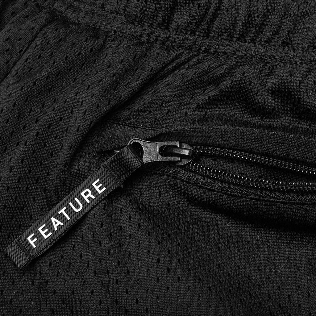 West Mesh Shorts - Black - Image 5