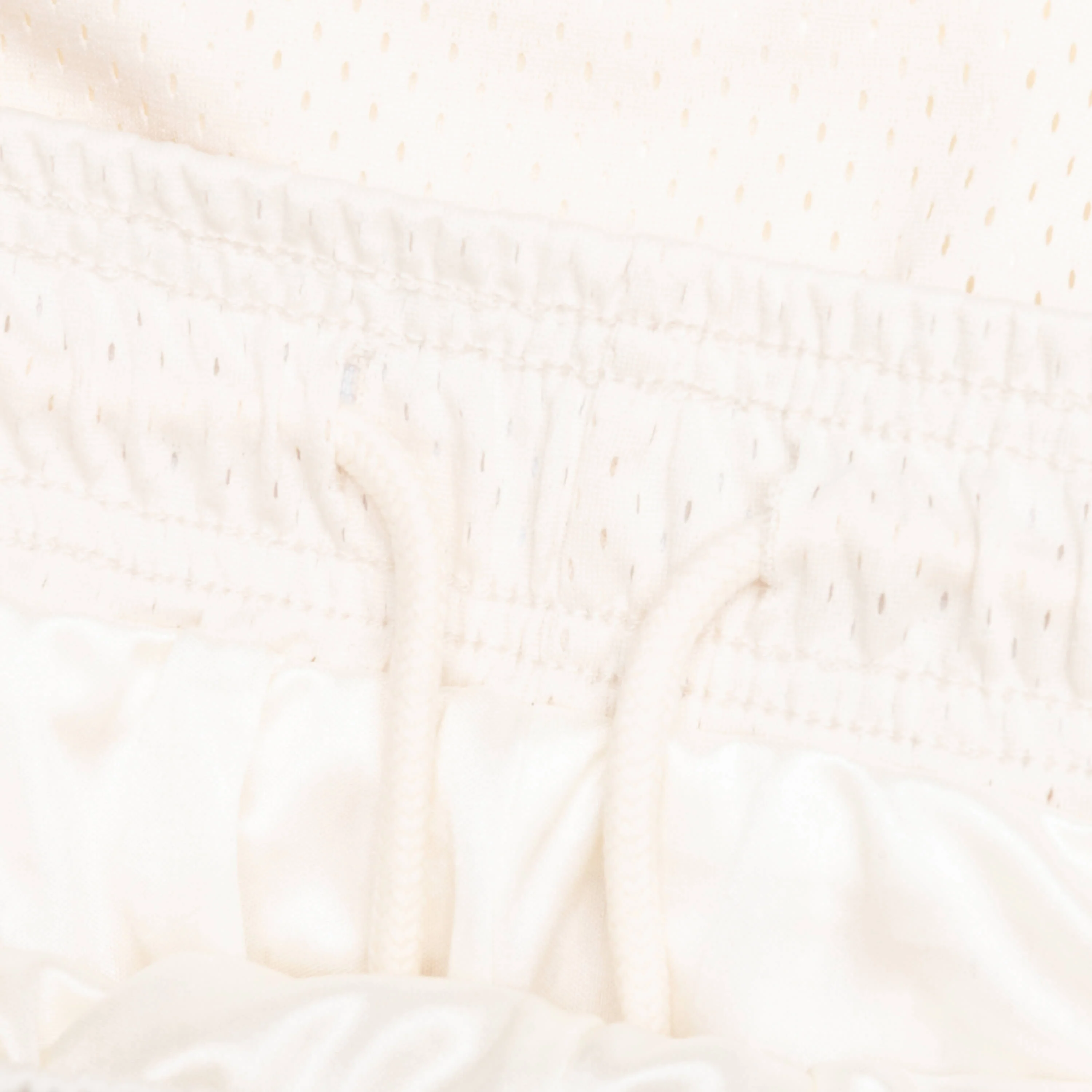 West Mesh Shorts - Cream - Image 5