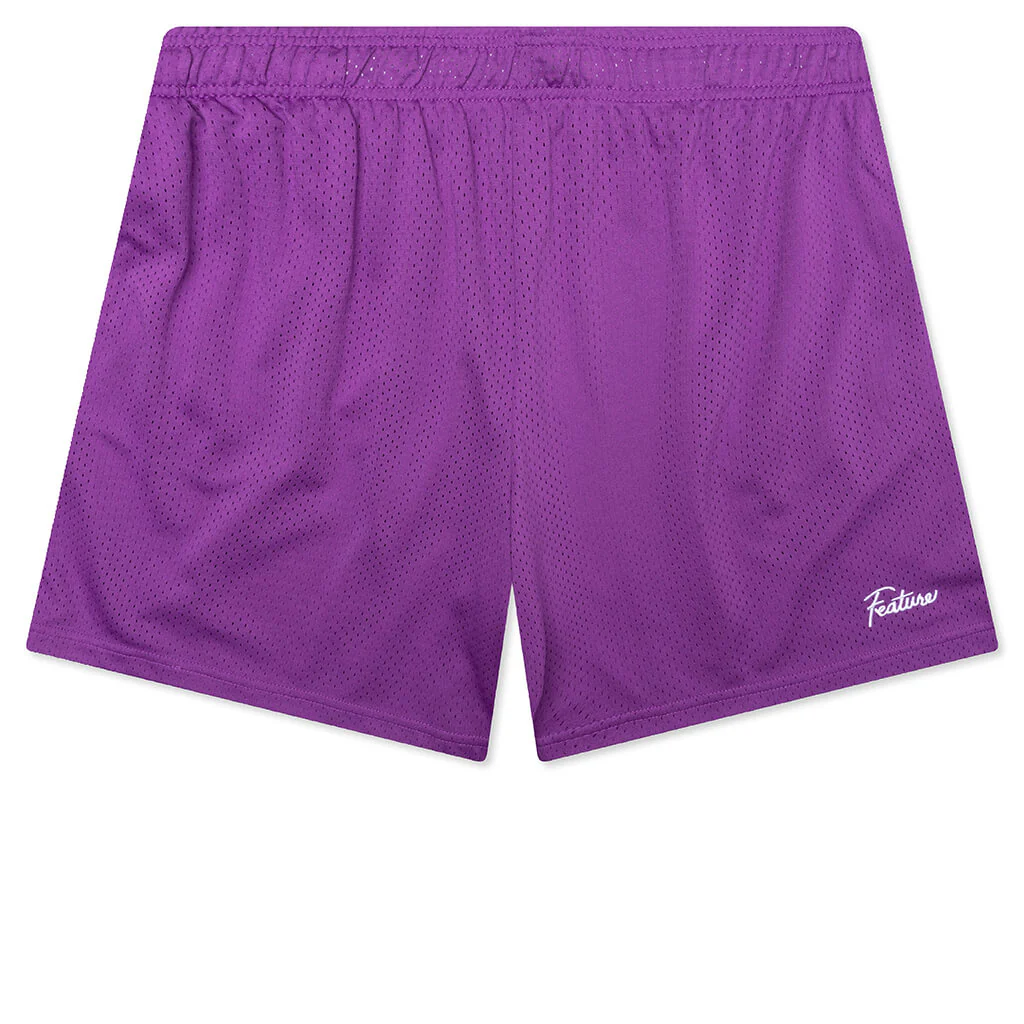 West Mesh Shorts - Purple