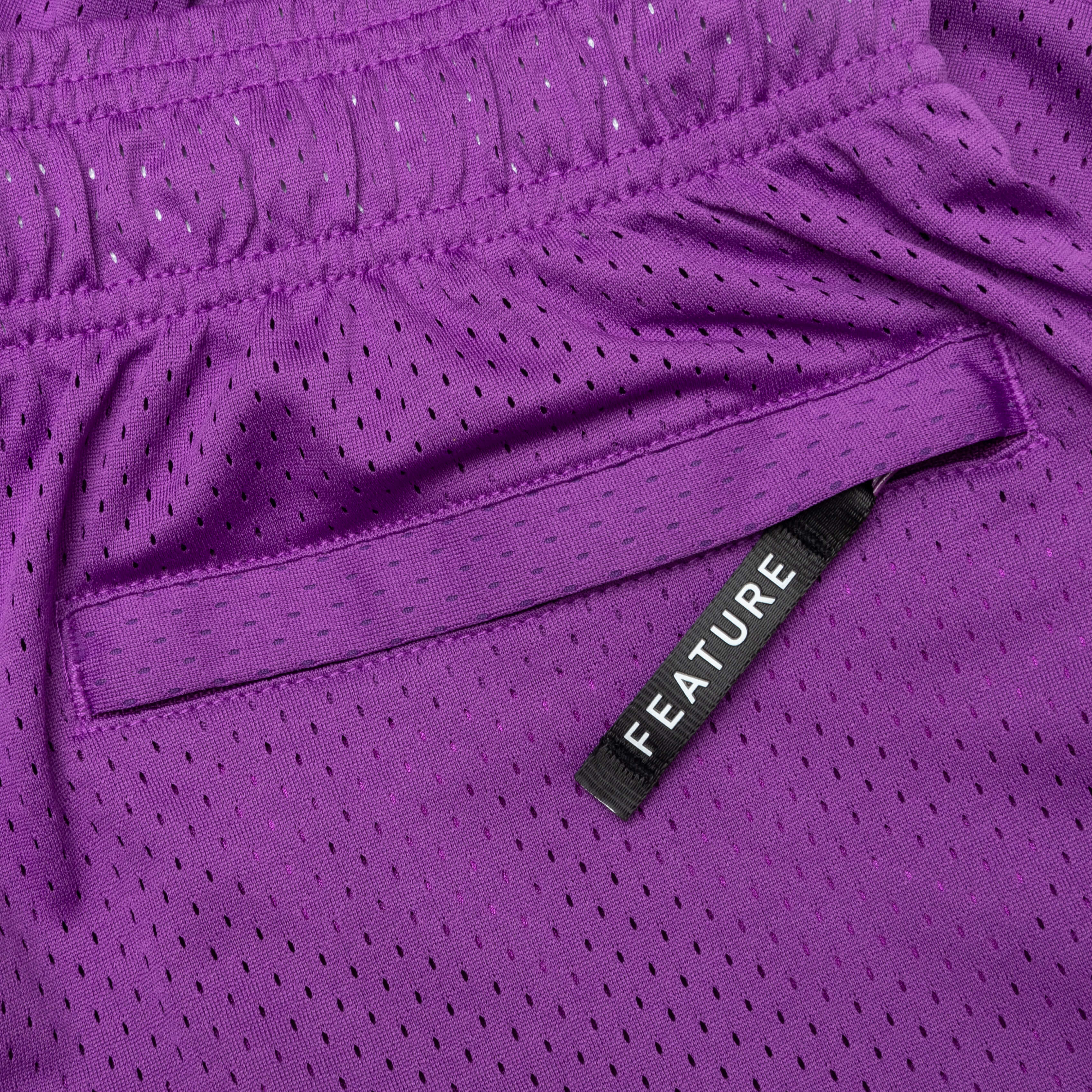 West Mesh Shorts - Purple - Image 6