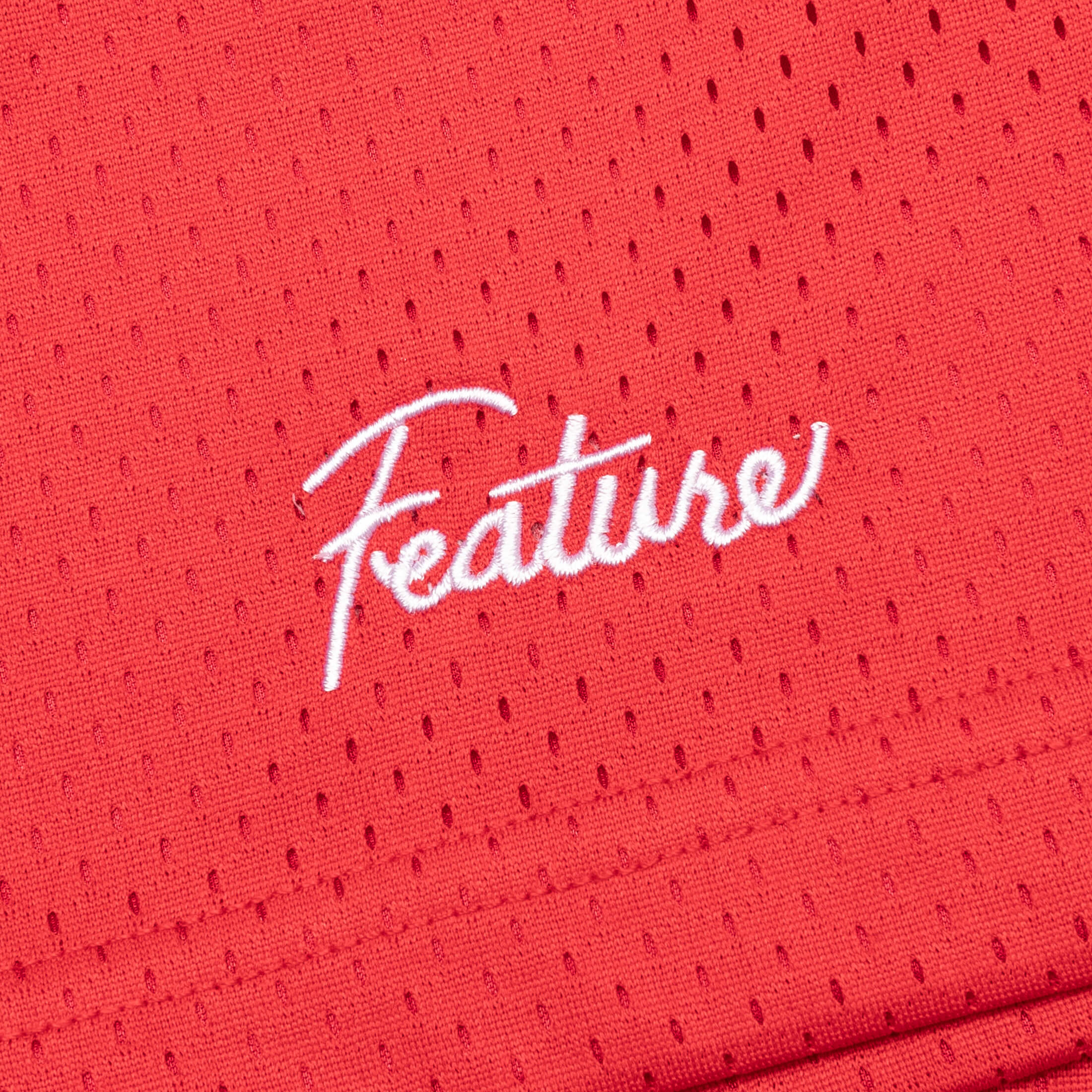West Mesh Shorts - Crimson - Image 3