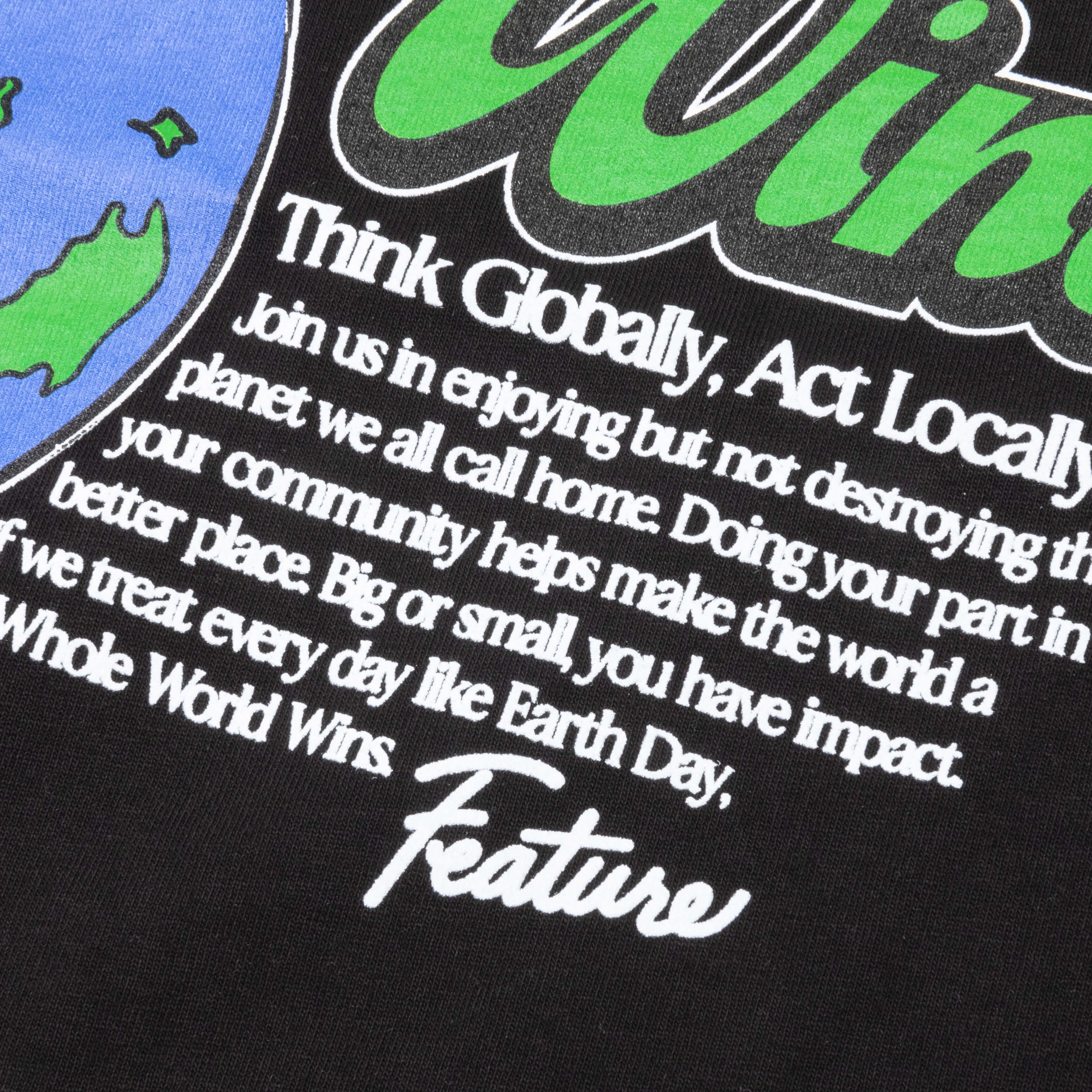 Whole World Wins Tee - Black - Image 4