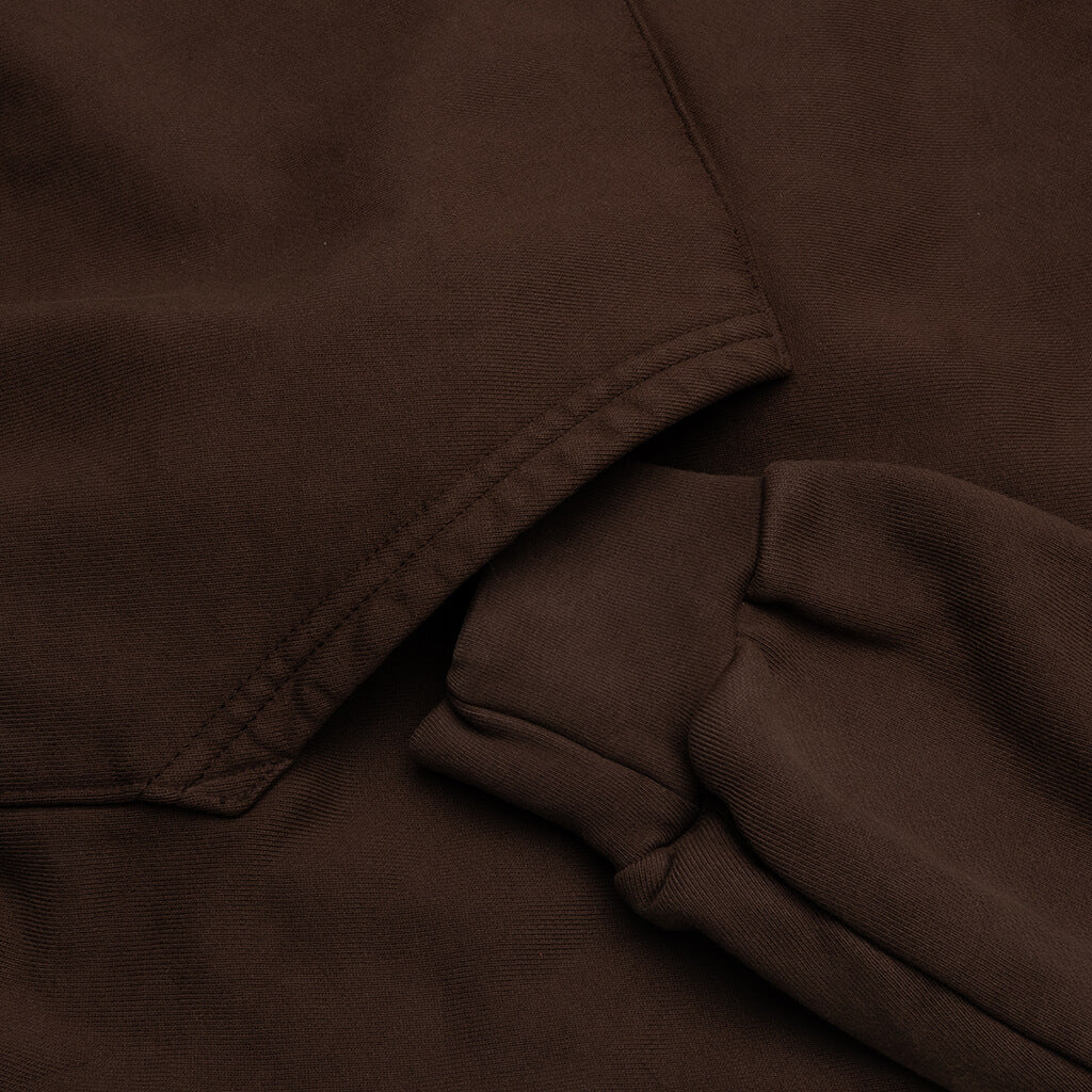 Feature x Wynn Logo Lock Up Hoodie - Bitter Chocolate - Image 4