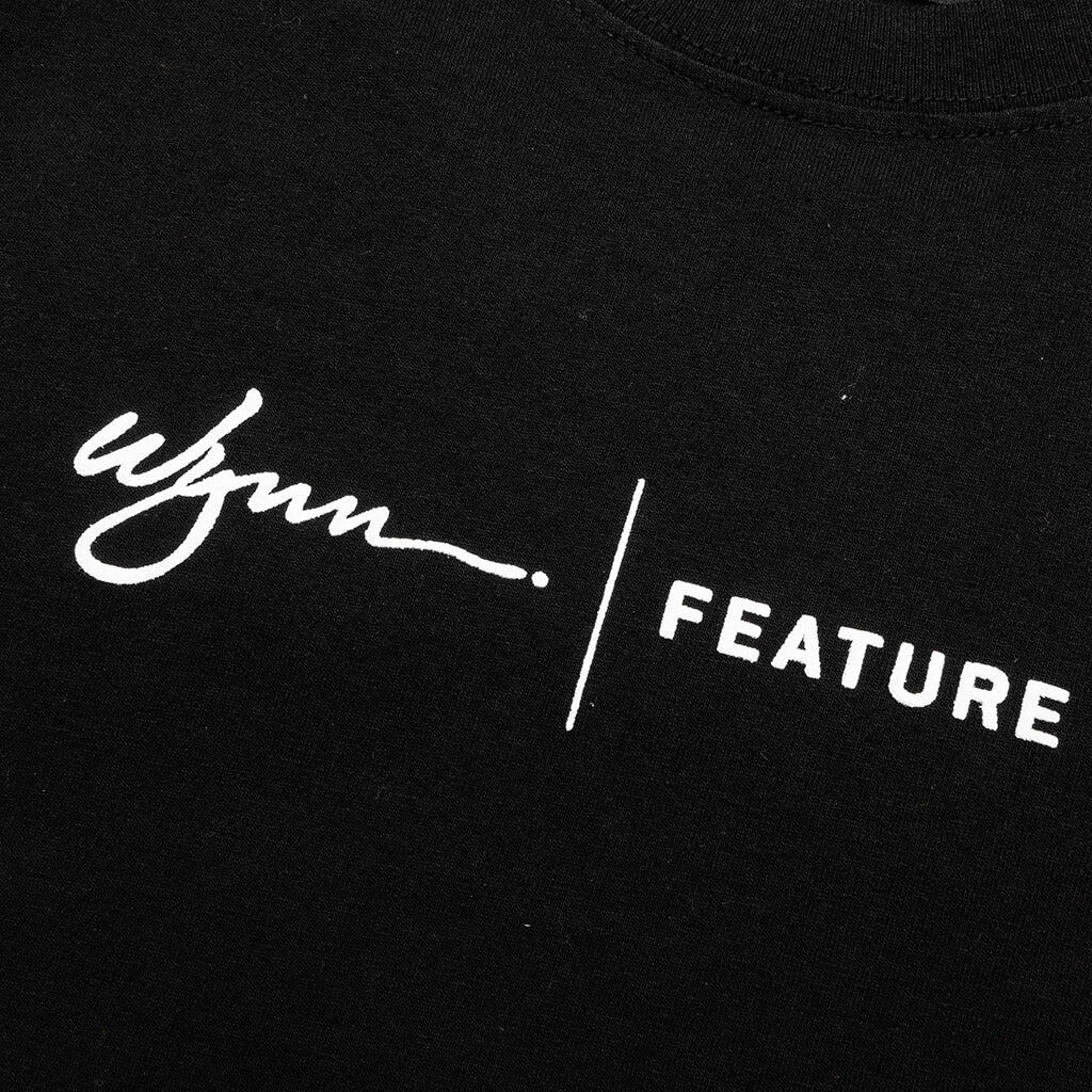 Feature x Wynn Logo Lock Up L/S Tee - Black - Image 4