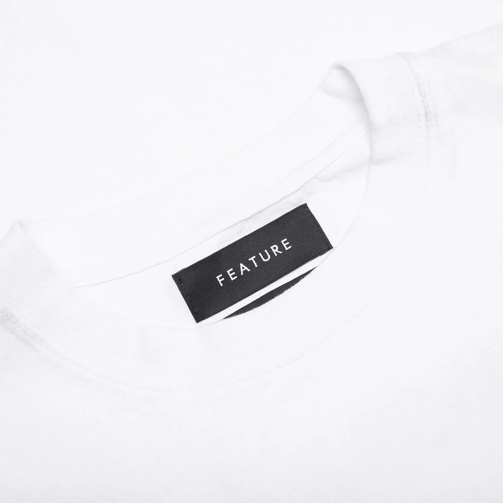 Feature x Wynn Logo Lock Up Tee - White - Image 3