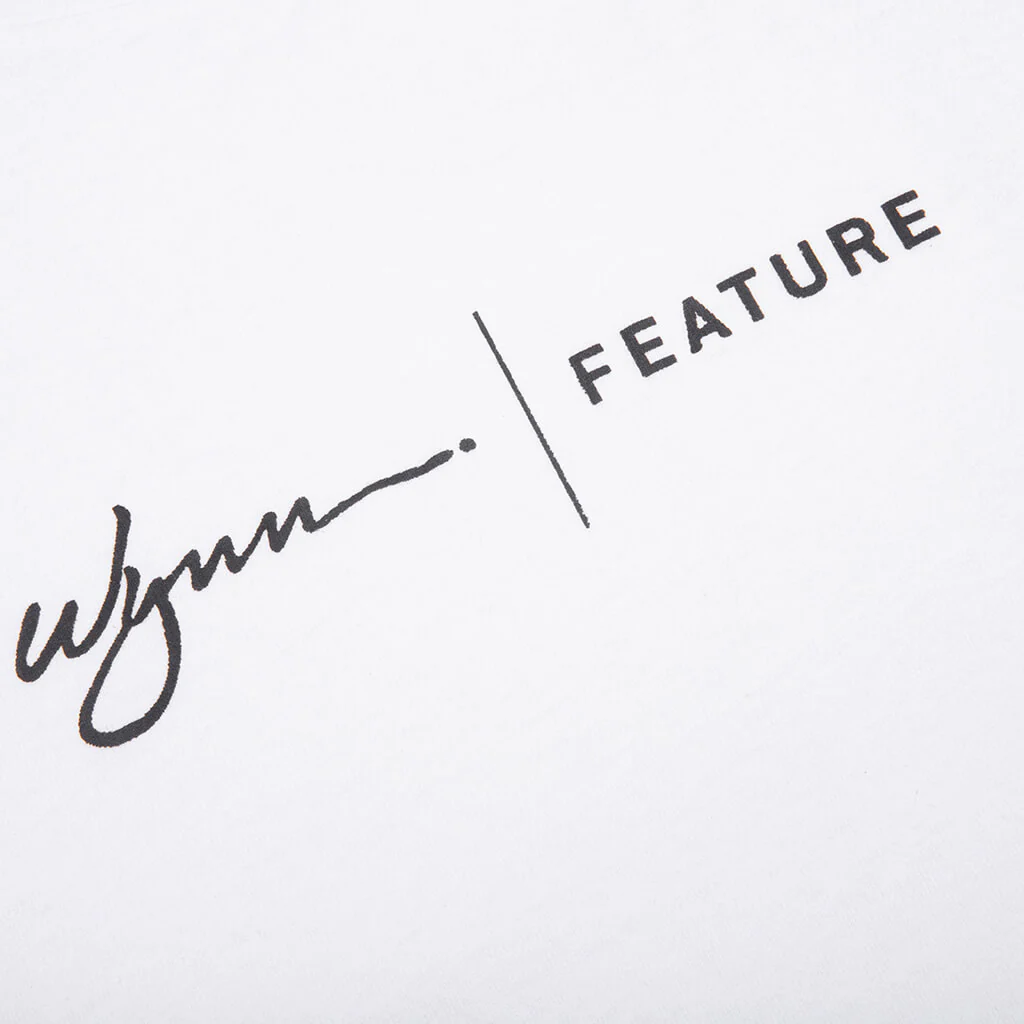 Feature x Wynn Logo Lock Up Tee - White - Image 4