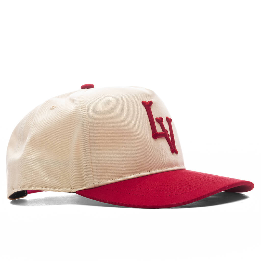 FEATURE x '47 Brand ‘LV’ Bones Two Tone - Natural/Red - Image 3