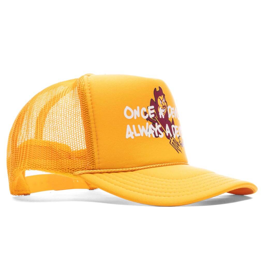 Feature x ASU Once a Devil Trucker Hat - Gold - Image 3