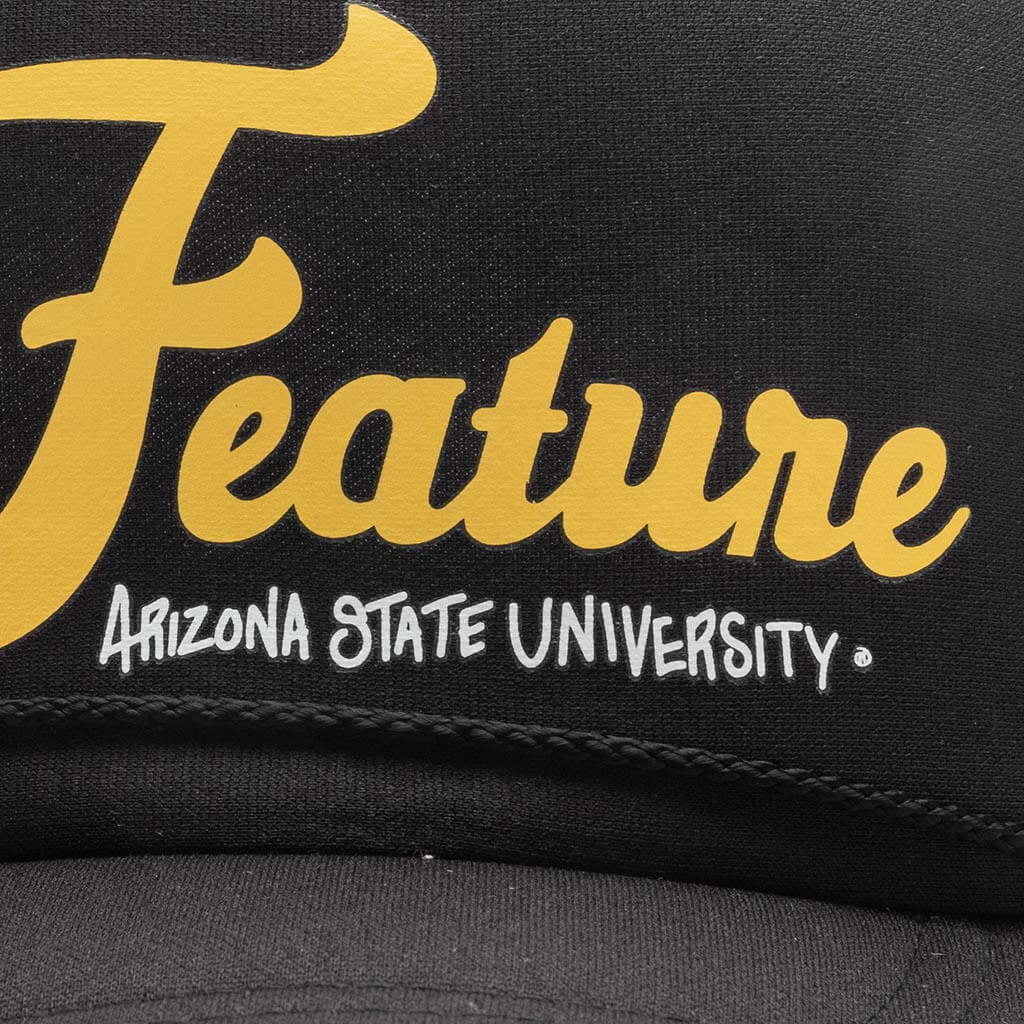 Feature x ASU University Trucker - Black - Image 2