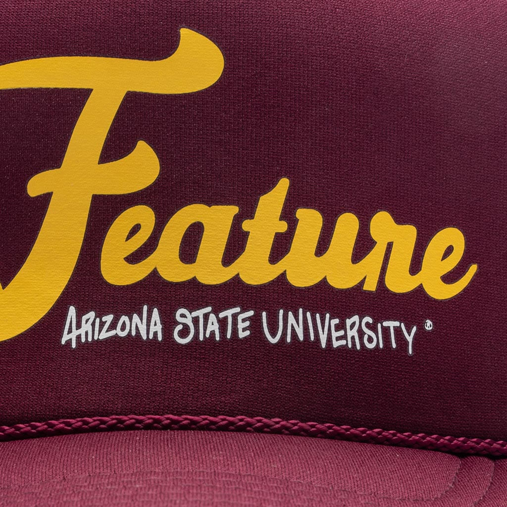 Feature x ASU University Trucker - Maroon - Image 2