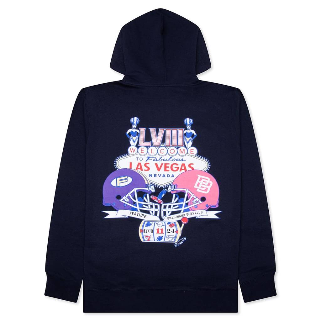 Feature x Billionaire Boys Club Las Vegas Hoodie - Navy - Image 2