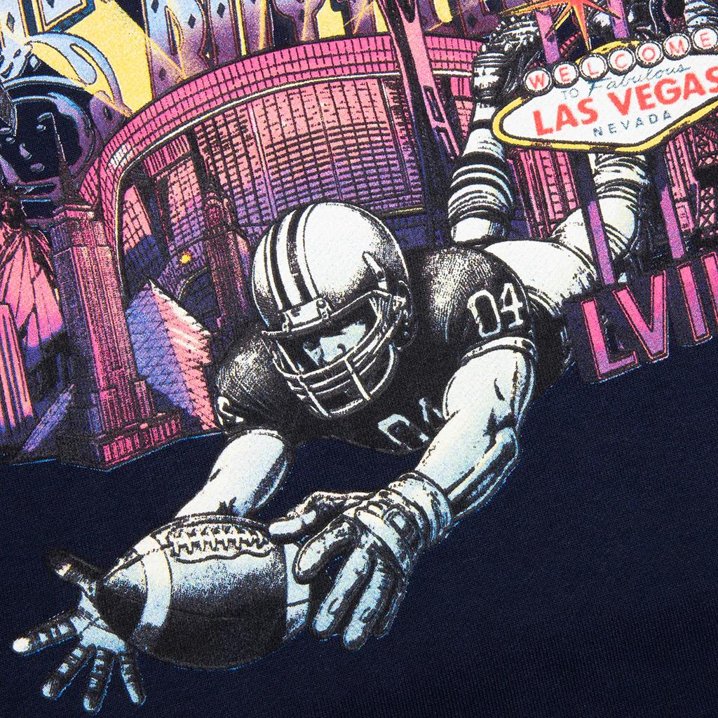 Feature x Billionaire Boys Club Stadium Hoodie - Navy - Image 3