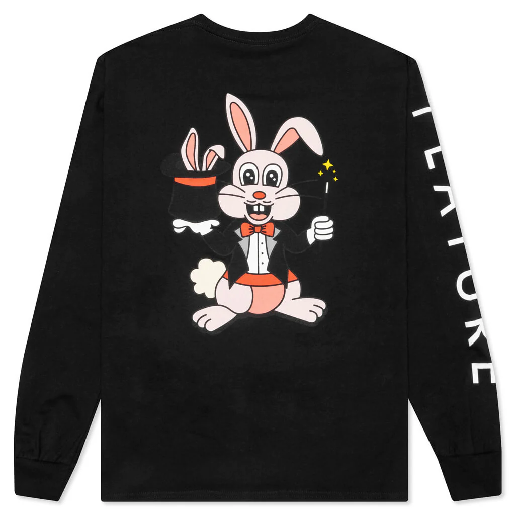 Feature x Carrots x Freddie Gibbs Rabbit Hat L/S Tee - Black - Image 2