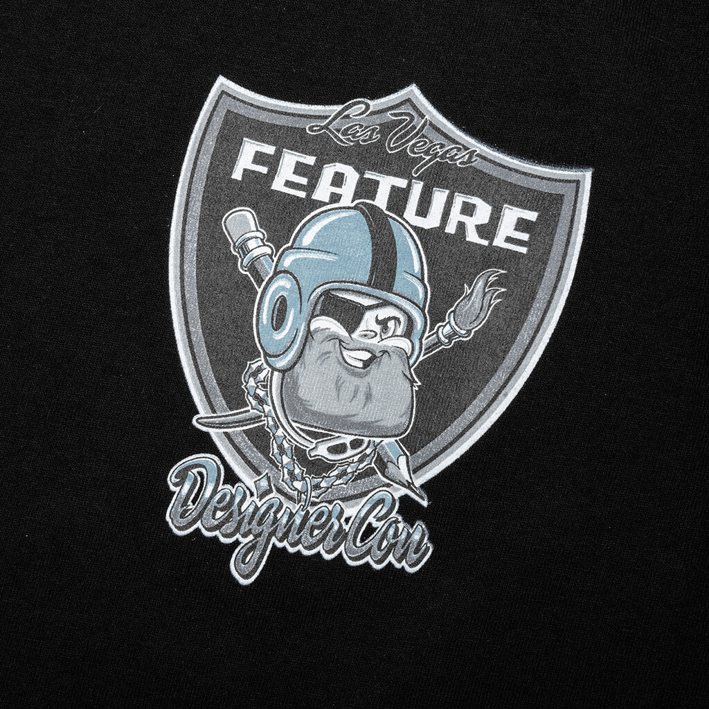 Feature x Designercon James Tee - Black - Image 5