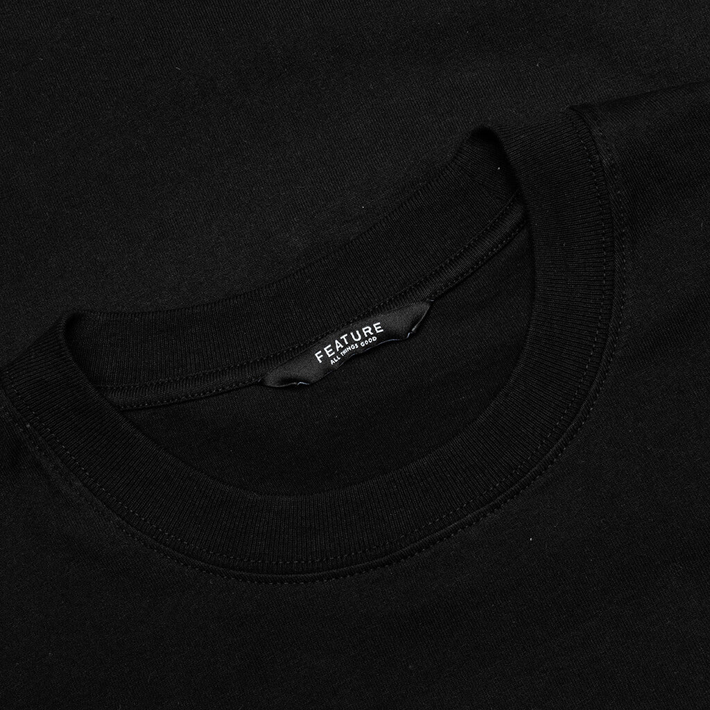 Feature x Designercon James Tee - Black - Image 6