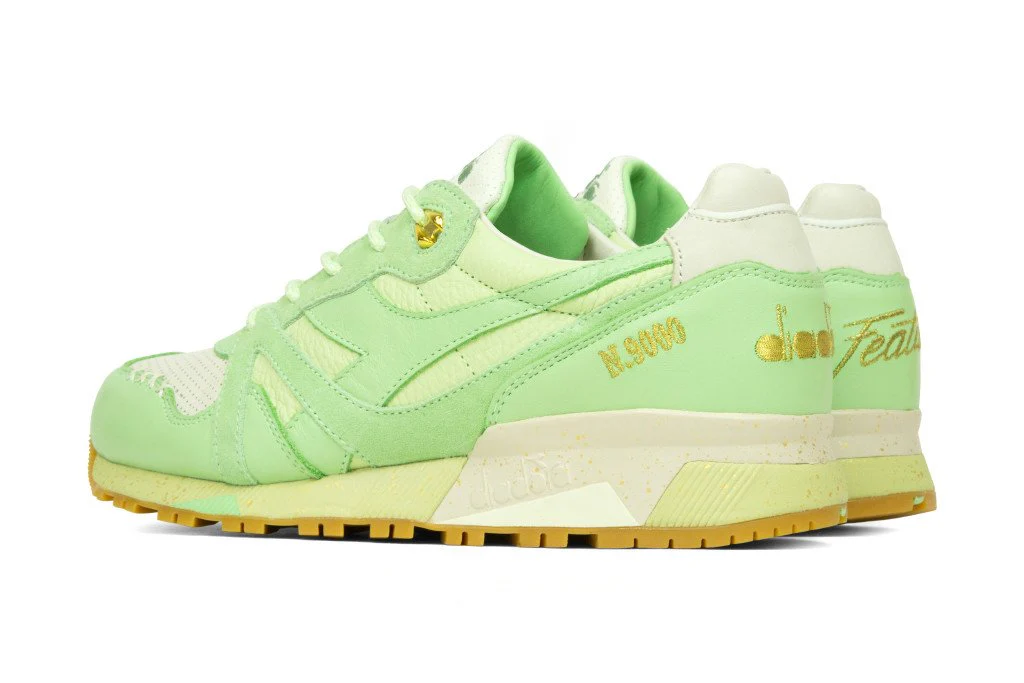 Feature x Diadora N9000 'Pistacchio' - Lake Green - Image 3