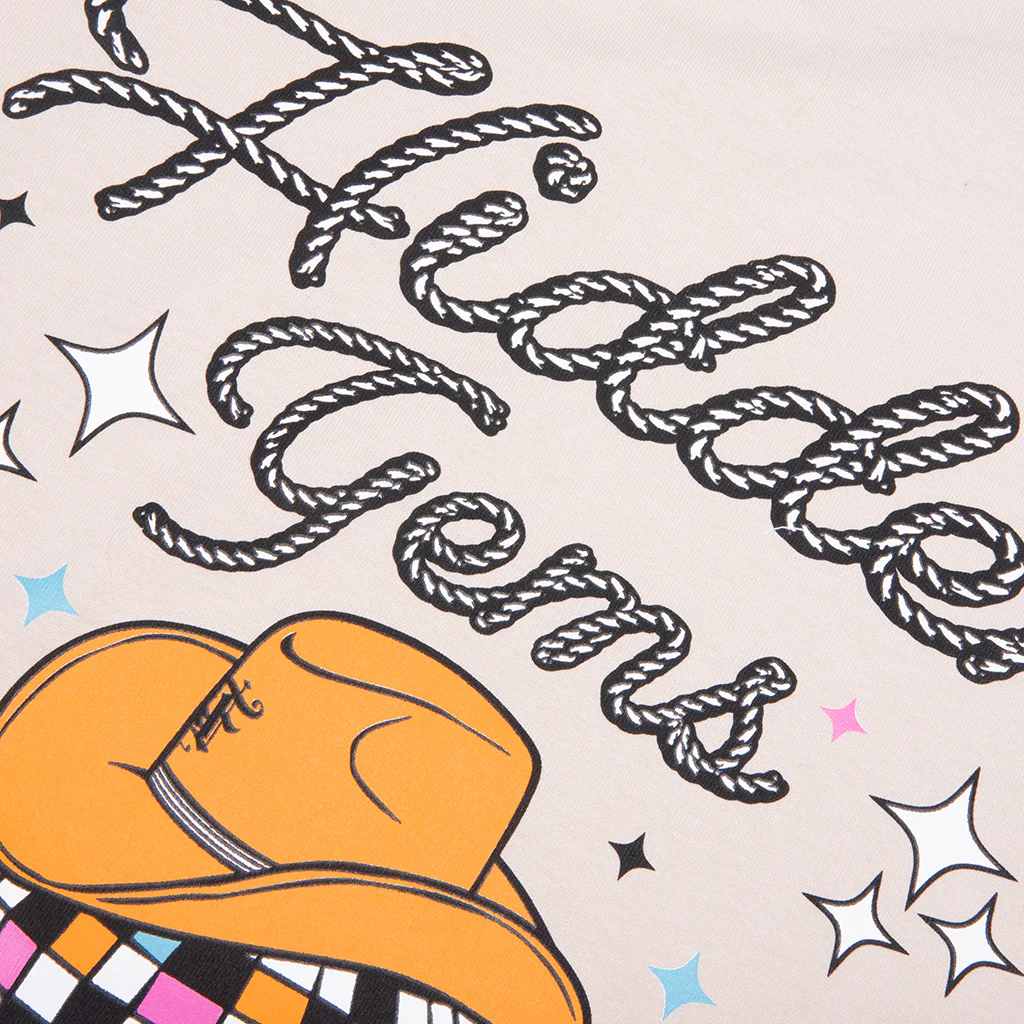 FEATURE x Good Wolf x Let's Be Friends Tee - Cream - Image 4