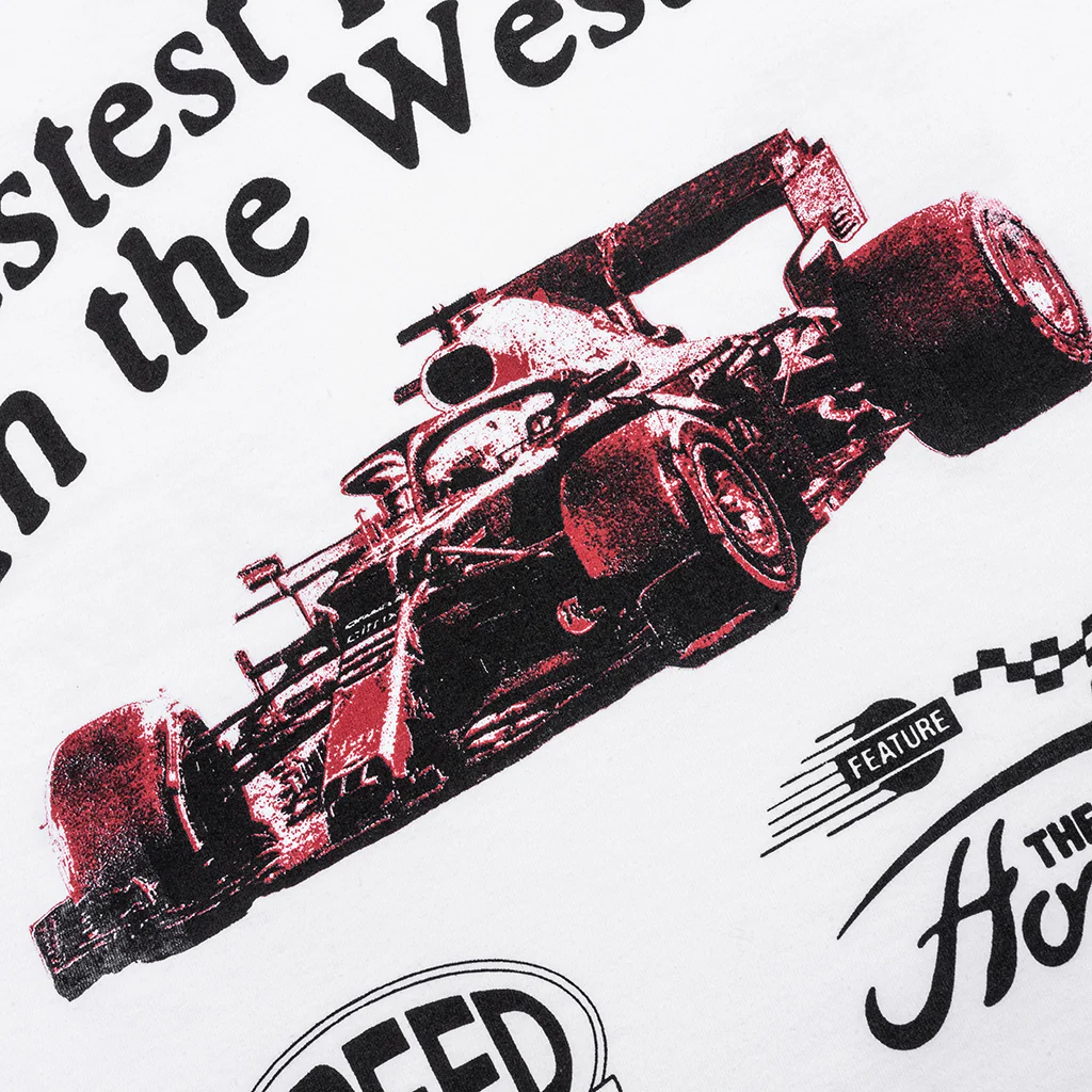 Feature x Honor The Gift Fastest Rides L/S Tee - White - Image 6