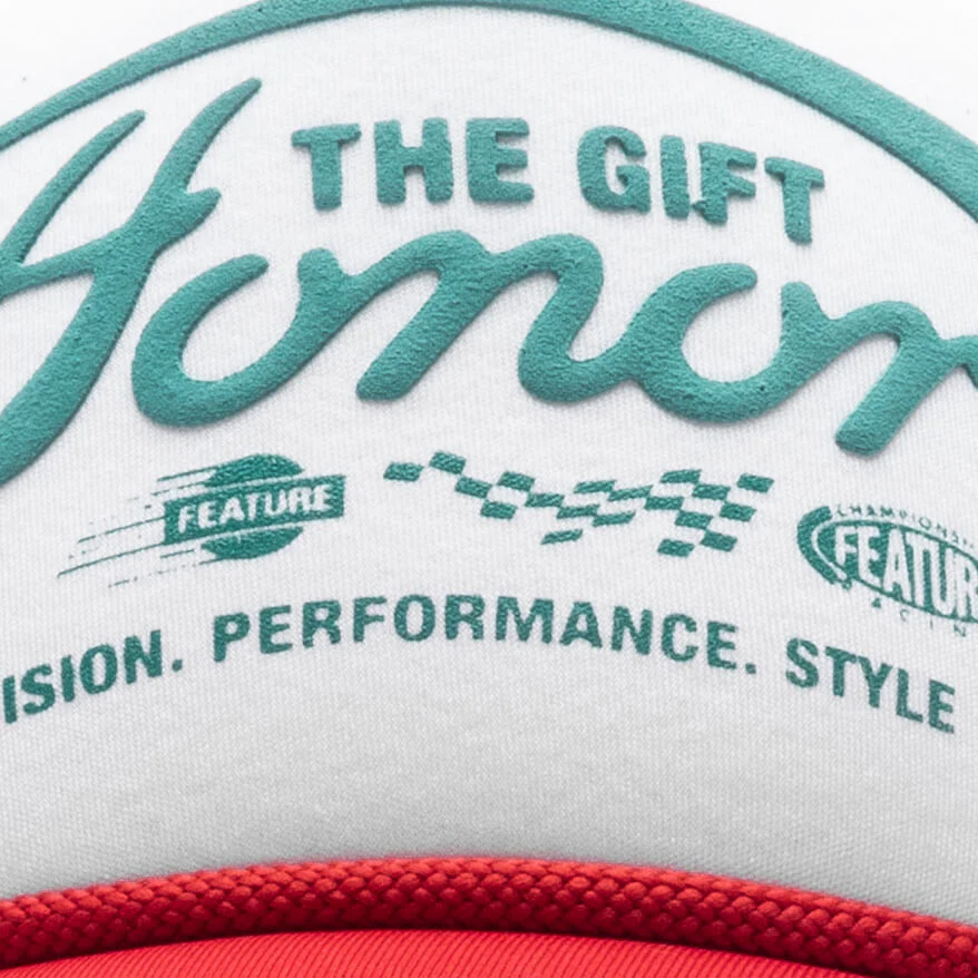 Feature x Honor The Gift Racing Club Hat - Red - Image 4