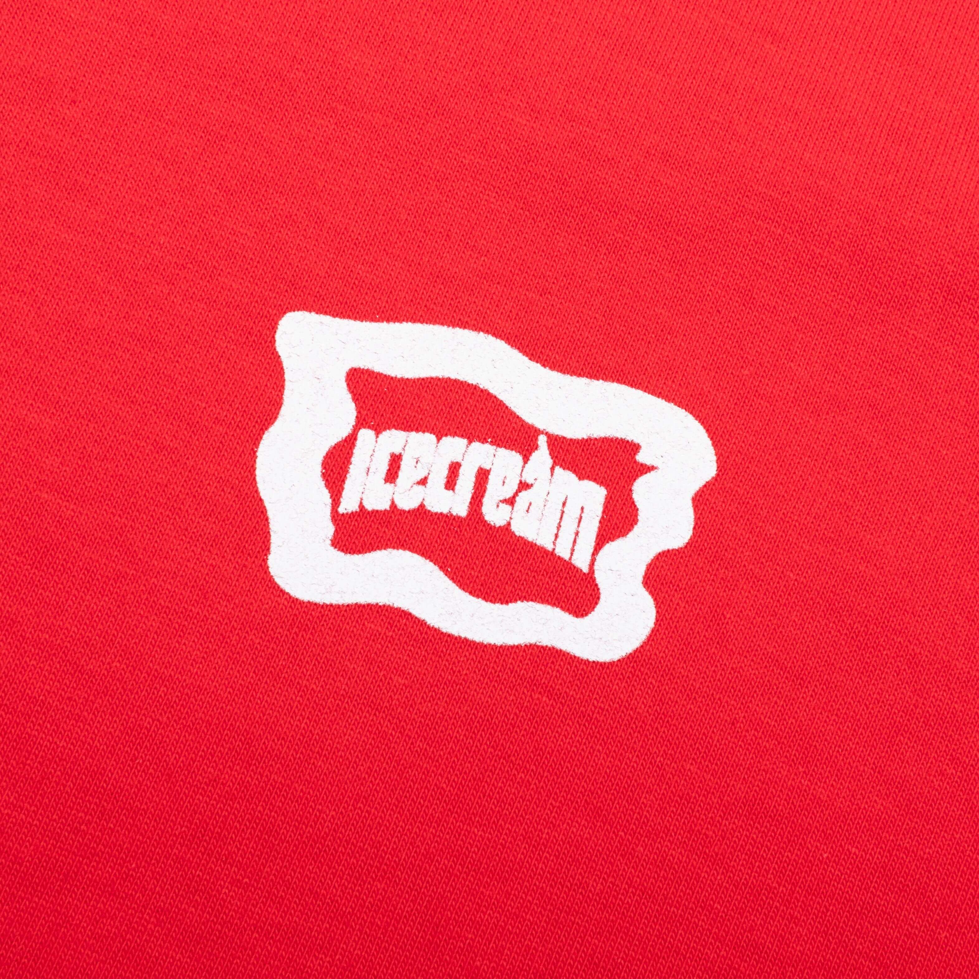 Feature x Icecream Rings Hoodie - Tomato Red - Image 3