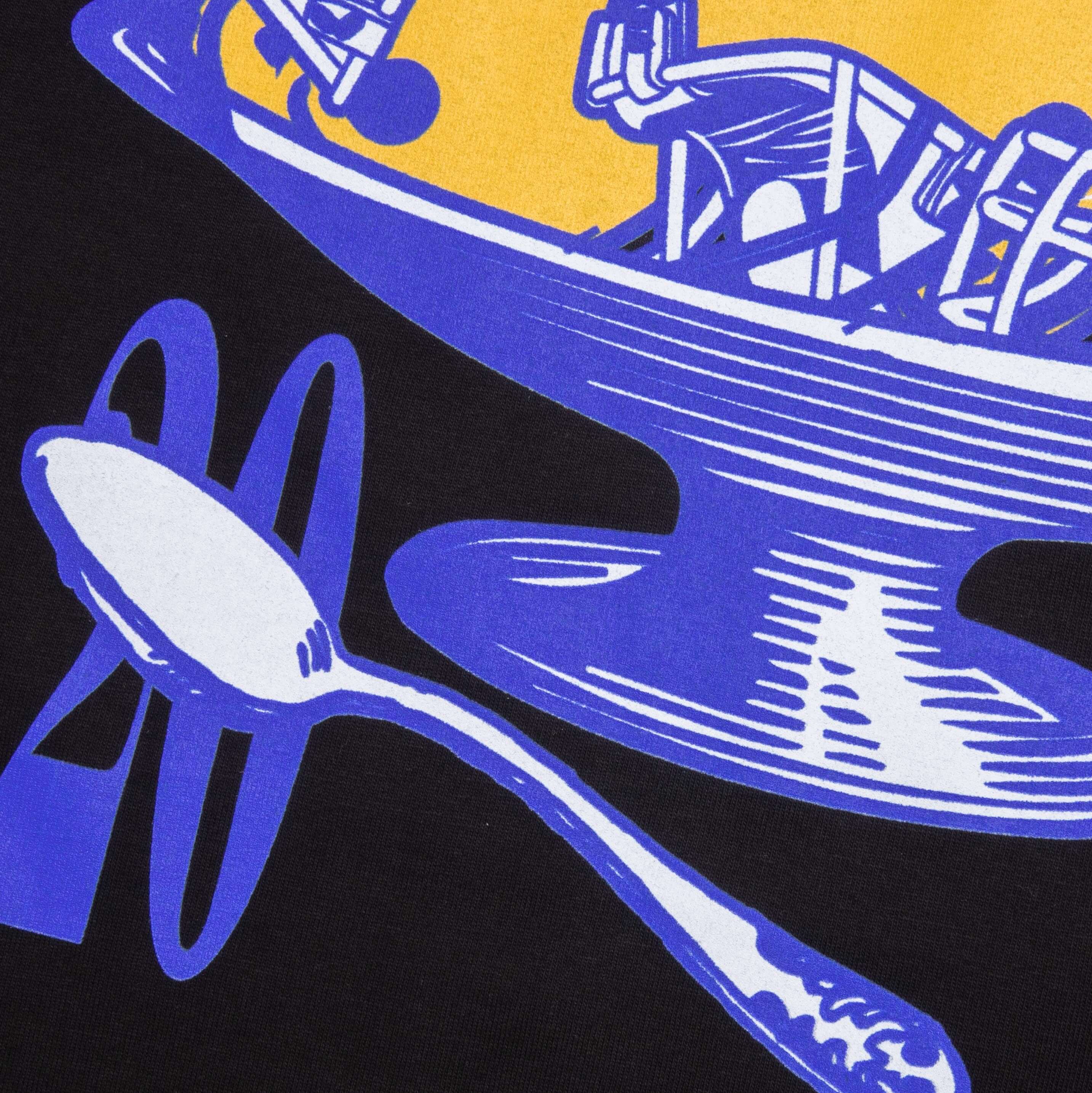 Feature x Icecream Super Bowl Short Sleeve Tee - Black - Image 5