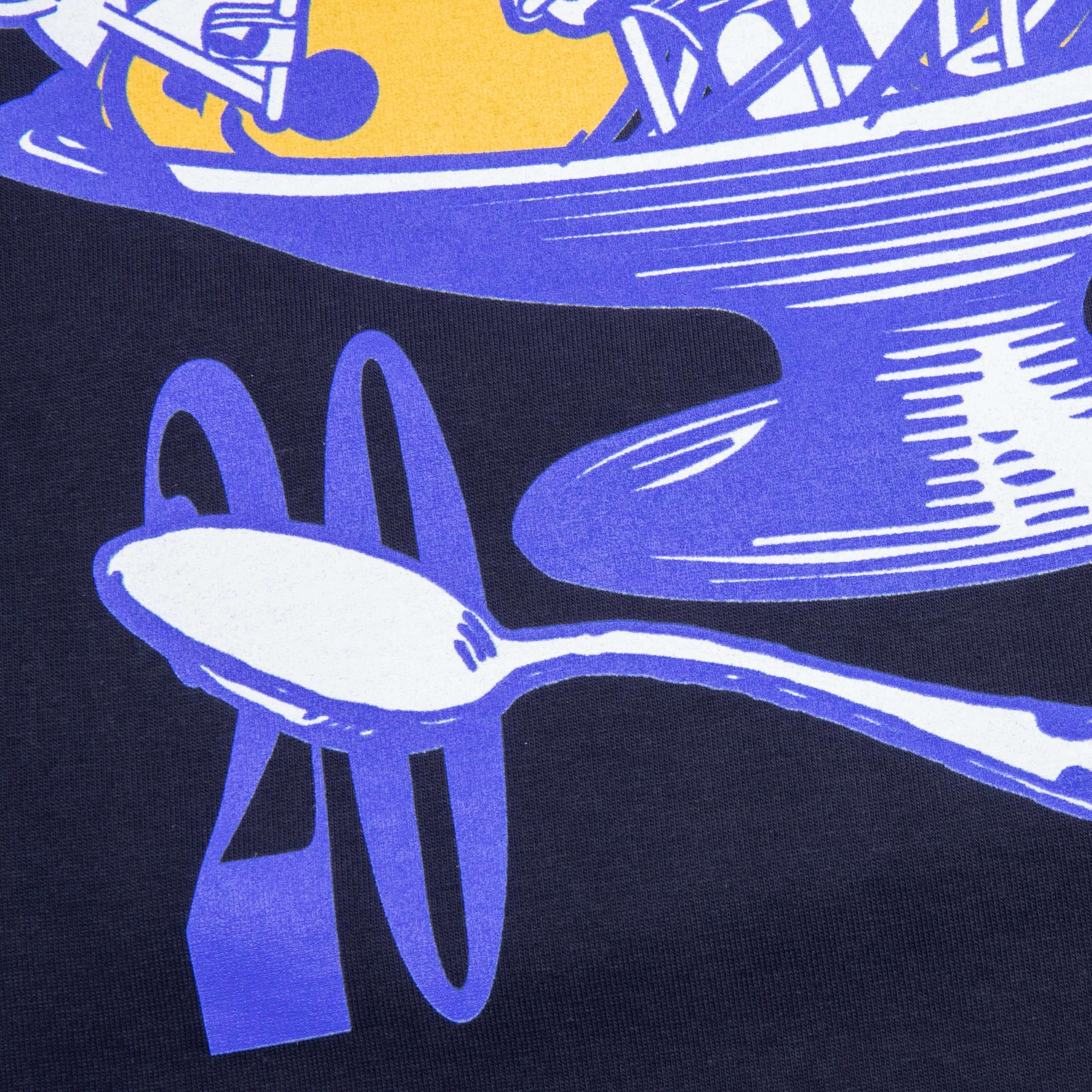 Feature x Icecream Super Bowl Short Sleeve Tee - Navy - Image 5
