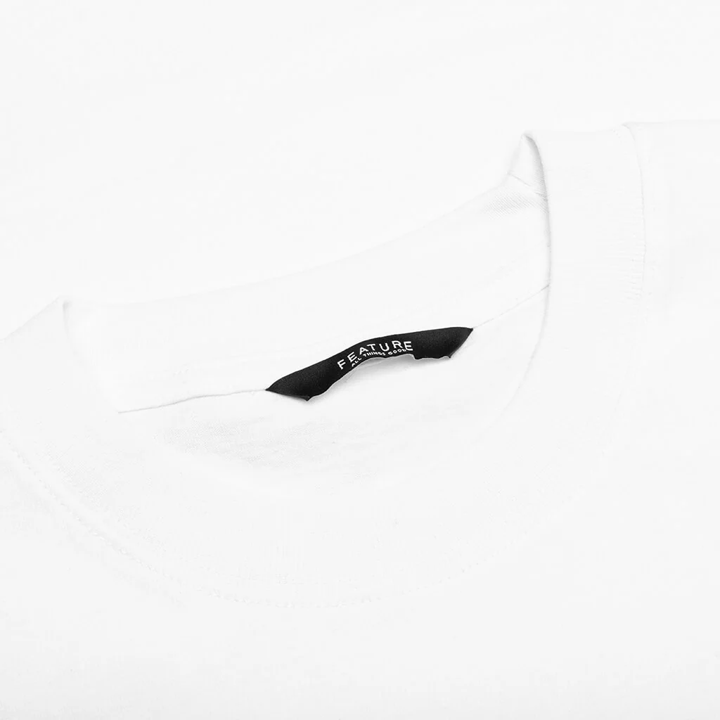 Feature x Market in the Alley Tee - White - Image 7
