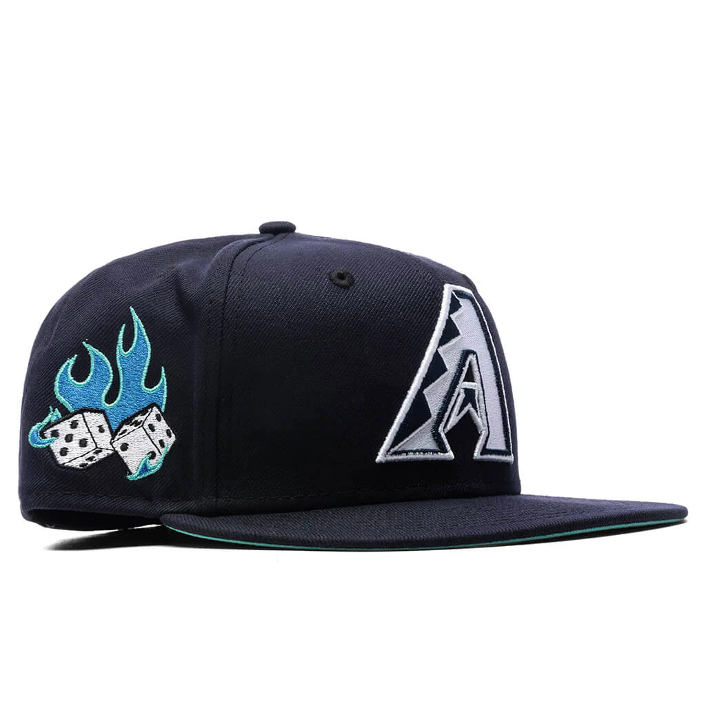 Feature x New Era Flaming Dice 59FIFTY Fitted - Arizona Diamondbacks - Image 5