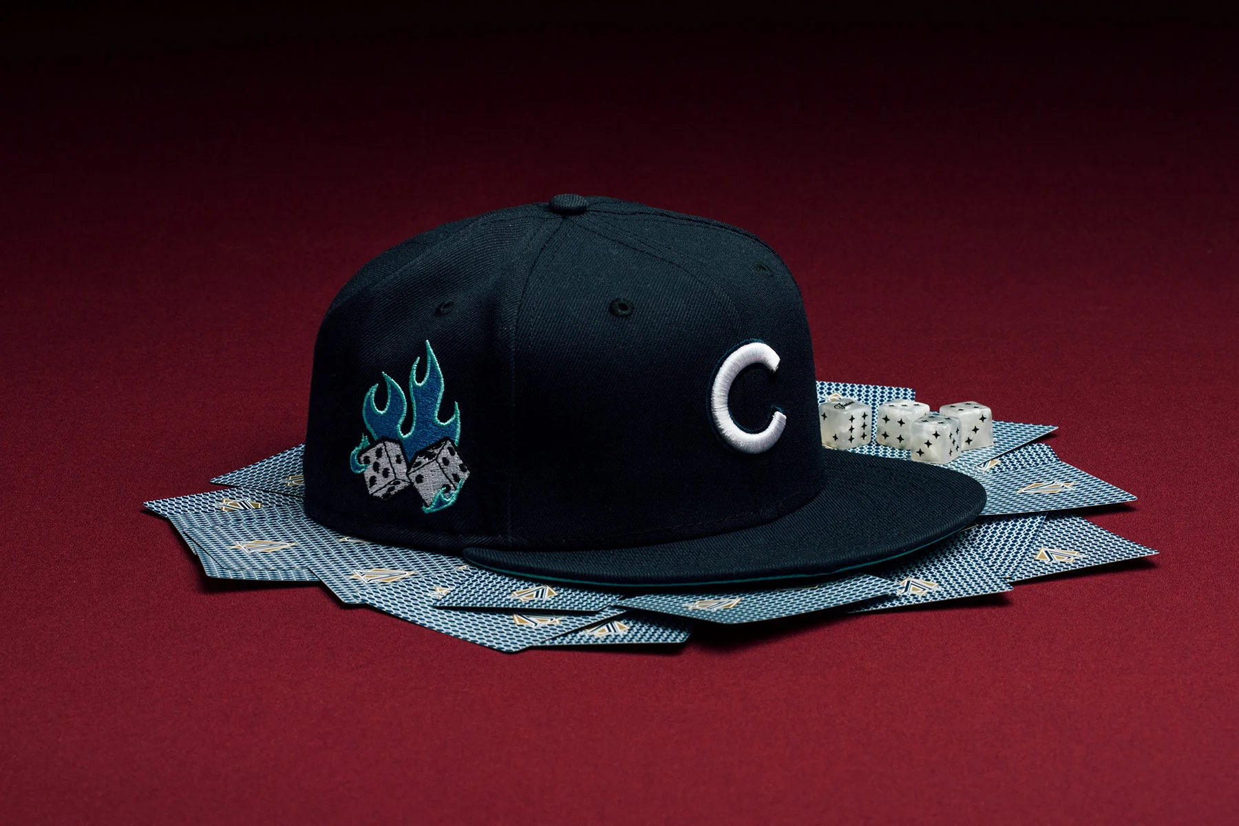 Feature x New Era Flaming Dice 59FIFTY Fitted - Chicago Cubs - Image 8