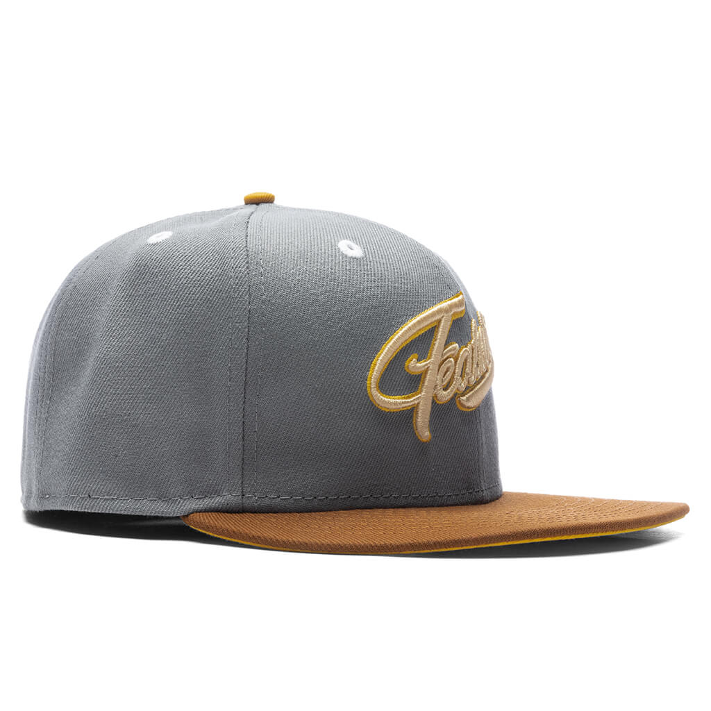 Feature x New Era Fossils Everywhere 59FIFTY Fitted - Gray/Brown - Image 4