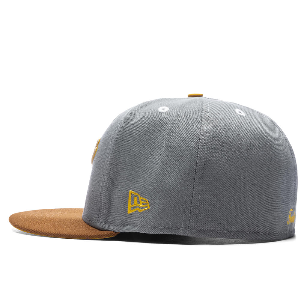 Feature x New Era Fossils Everywhere 59FIFTY Fitted - Gray/Brown - Image 5