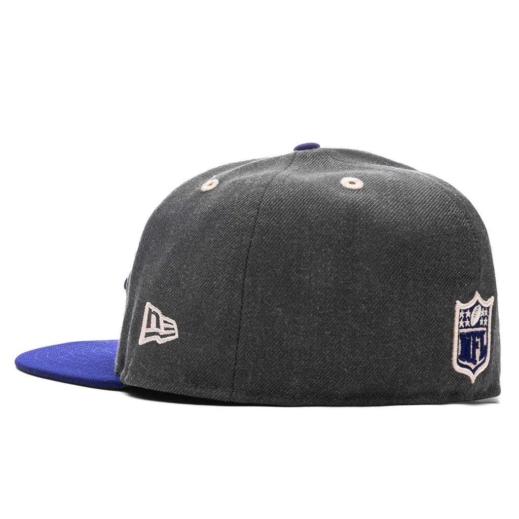 Feature x New Era 59FIFTY Fitted Las Vegas Raiders - Heather Graphite/Dark Royal - Image 3