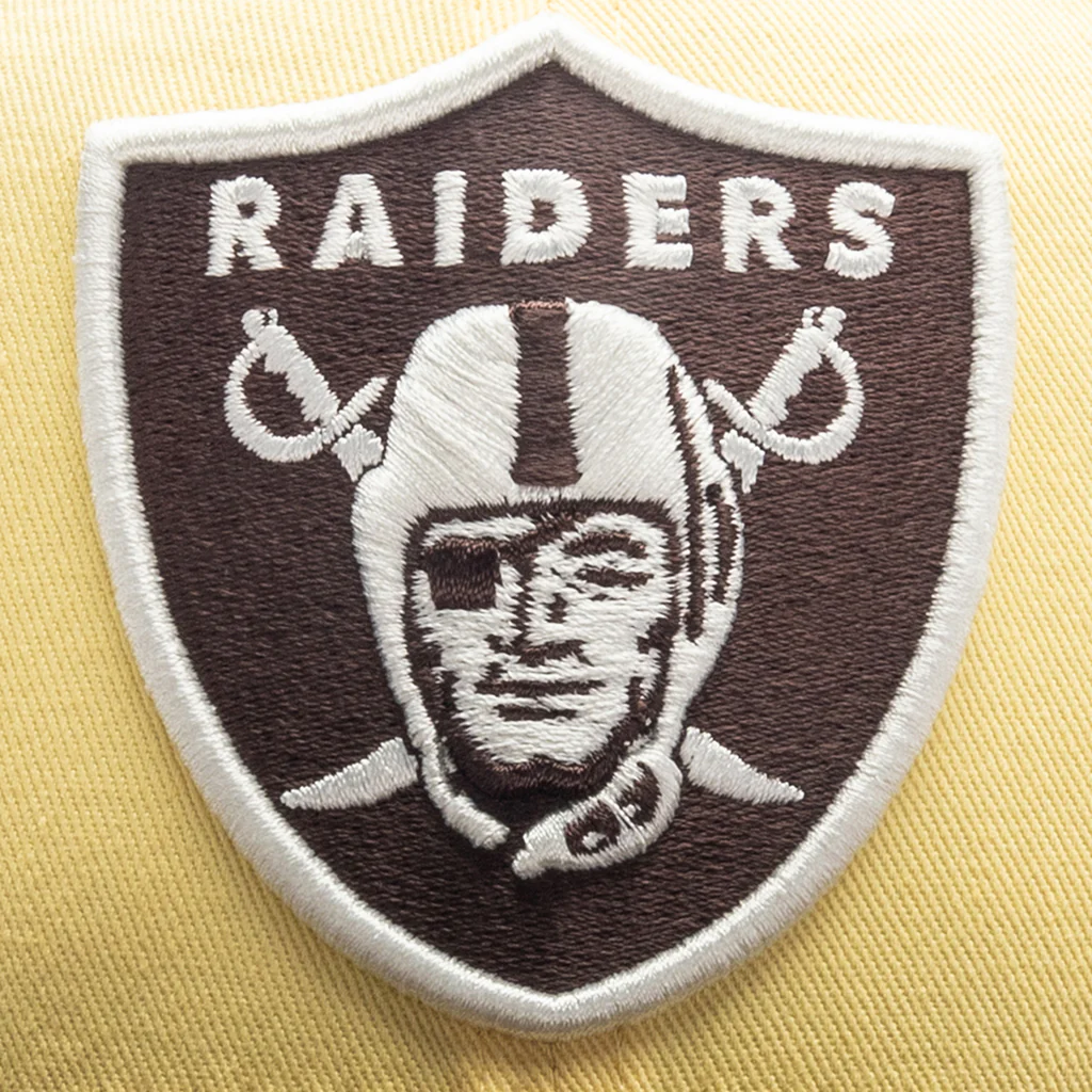 Feature x New Era 59FIFTY Fitted Las Vegas Raiders - Soft Yellow/Walnut - Image 2