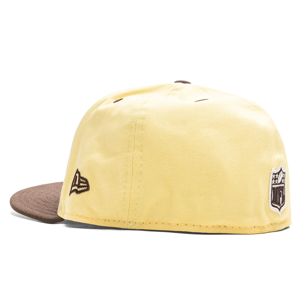 Feature x New Era 59FIFTY Fitted Las Vegas Raiders - Soft Yellow/Walnut - Image 4