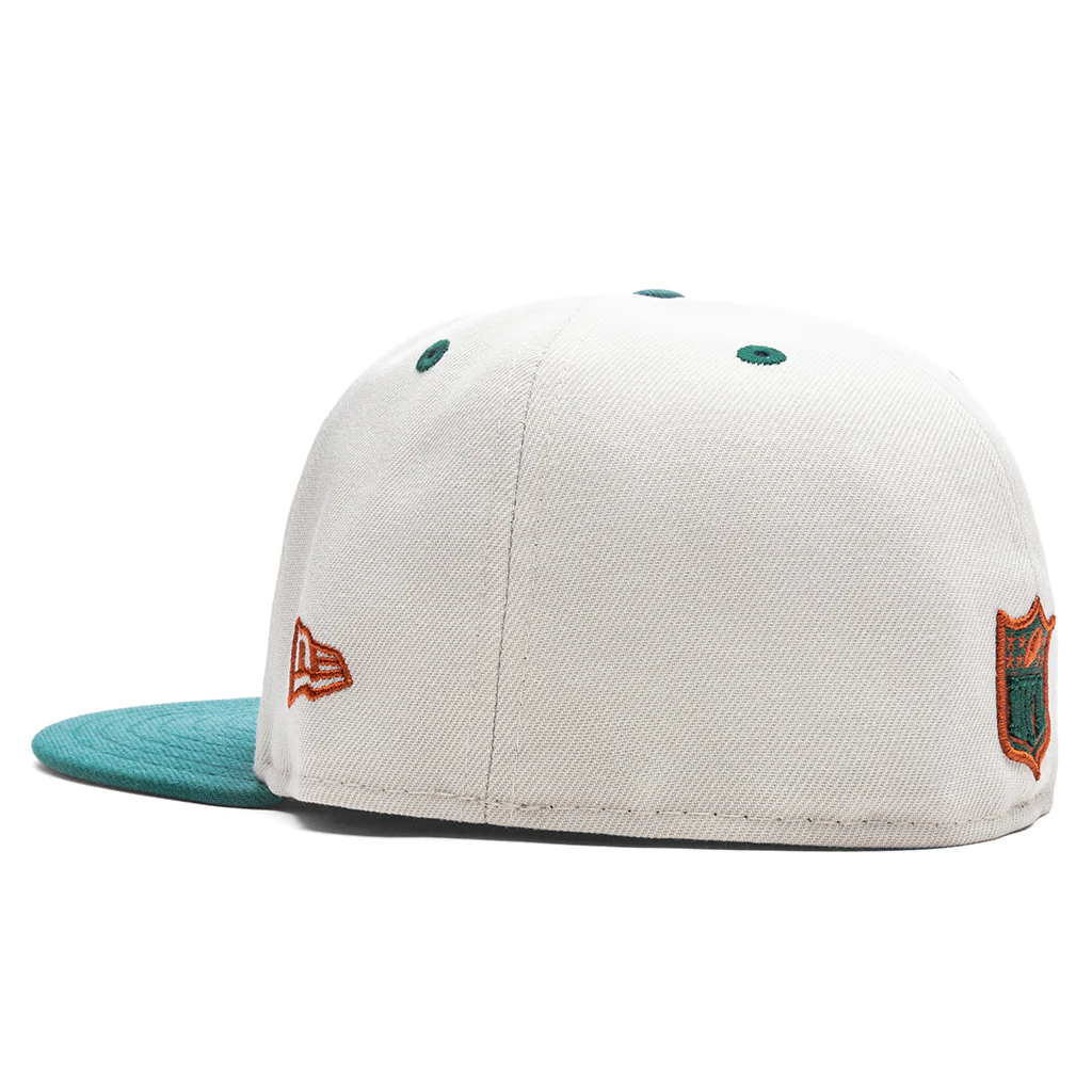 Feature x New Era 59FIFTY Fitted Las Vegas Raiders - Stone/Emerald Green - Image 4