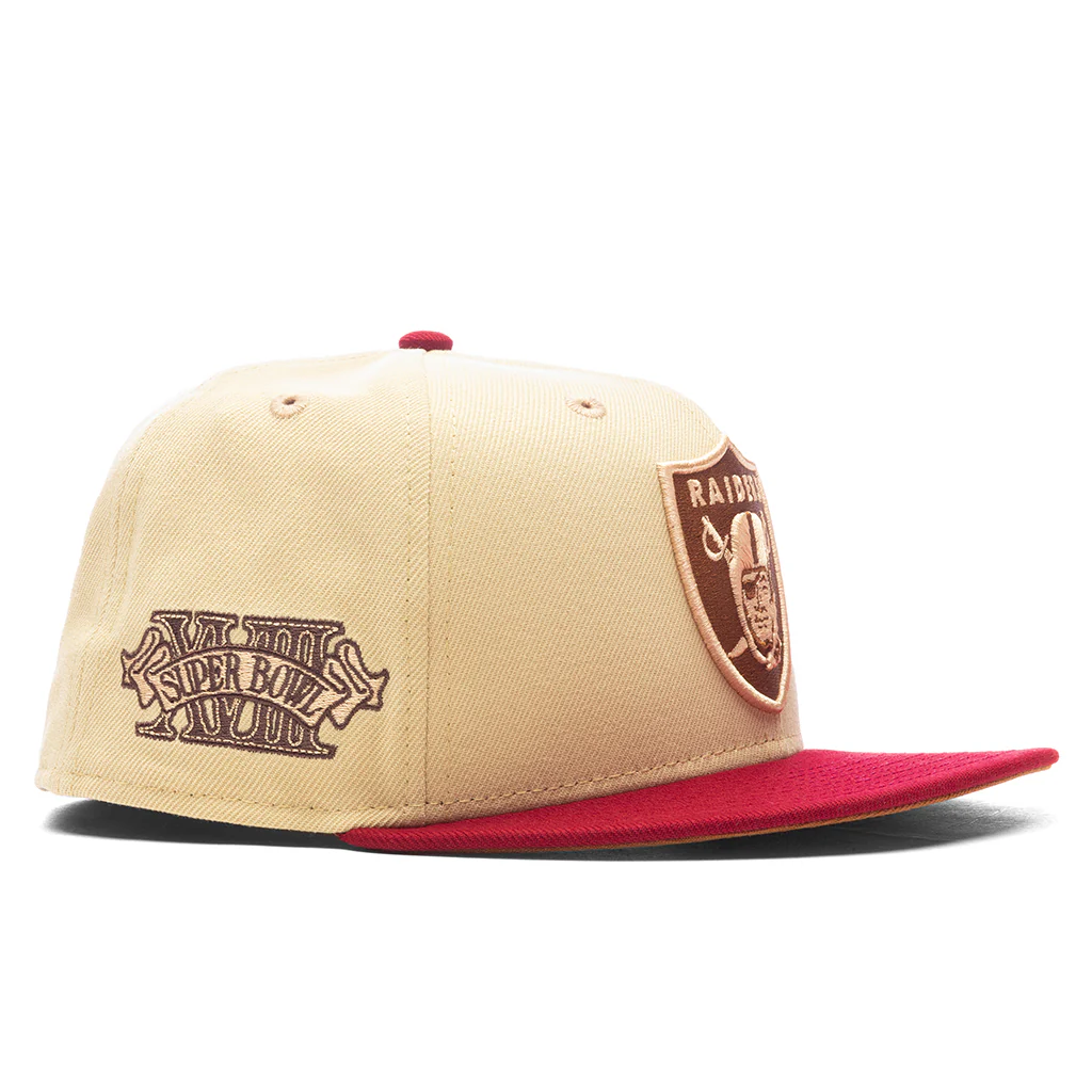 Feature x New Era 59FIFTY Fitted Las Vegas Raiders - Vegas Gold/Brick Red - Image 3