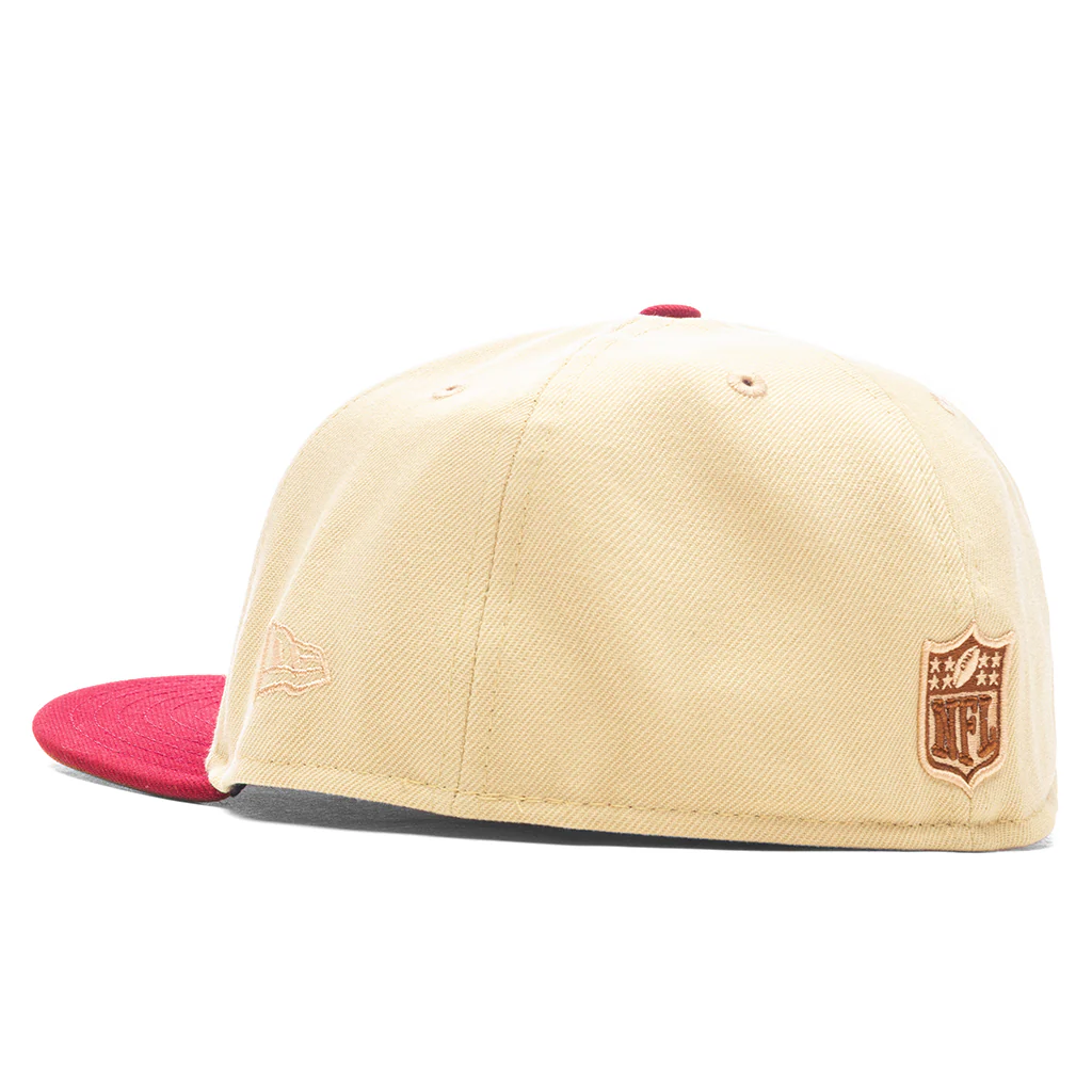 Feature x New Era 59FIFTY Fitted Las Vegas Raiders - Vegas Gold/Brick Red - Image 4