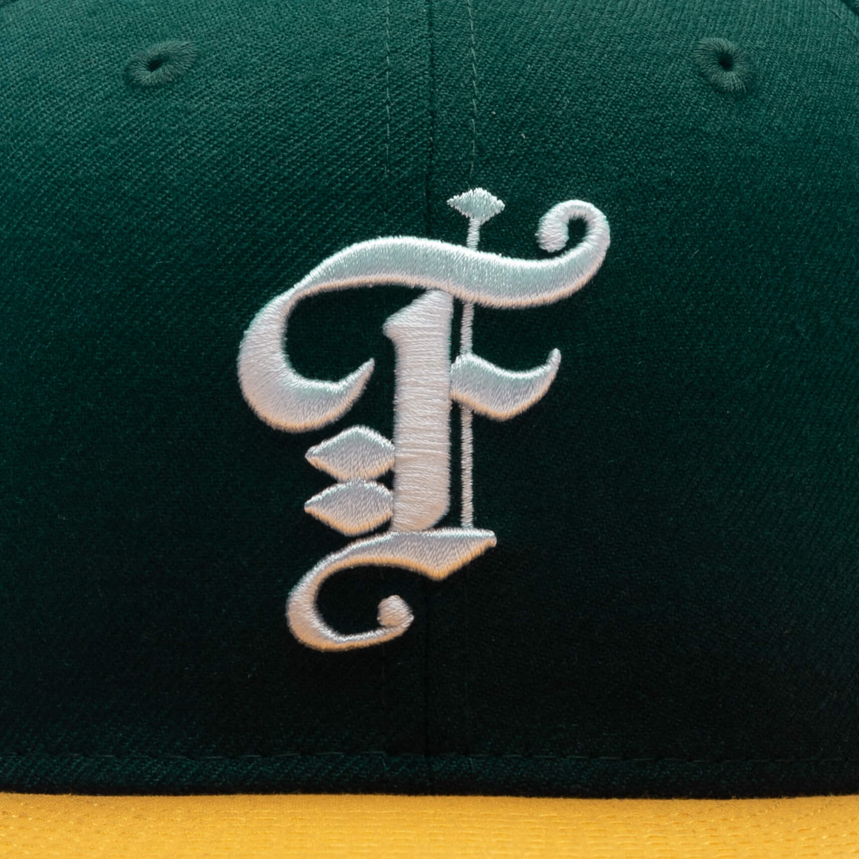 Feature x New Era 59FIFTY Fitted Wool - Dark Green/Yellow - Image 2