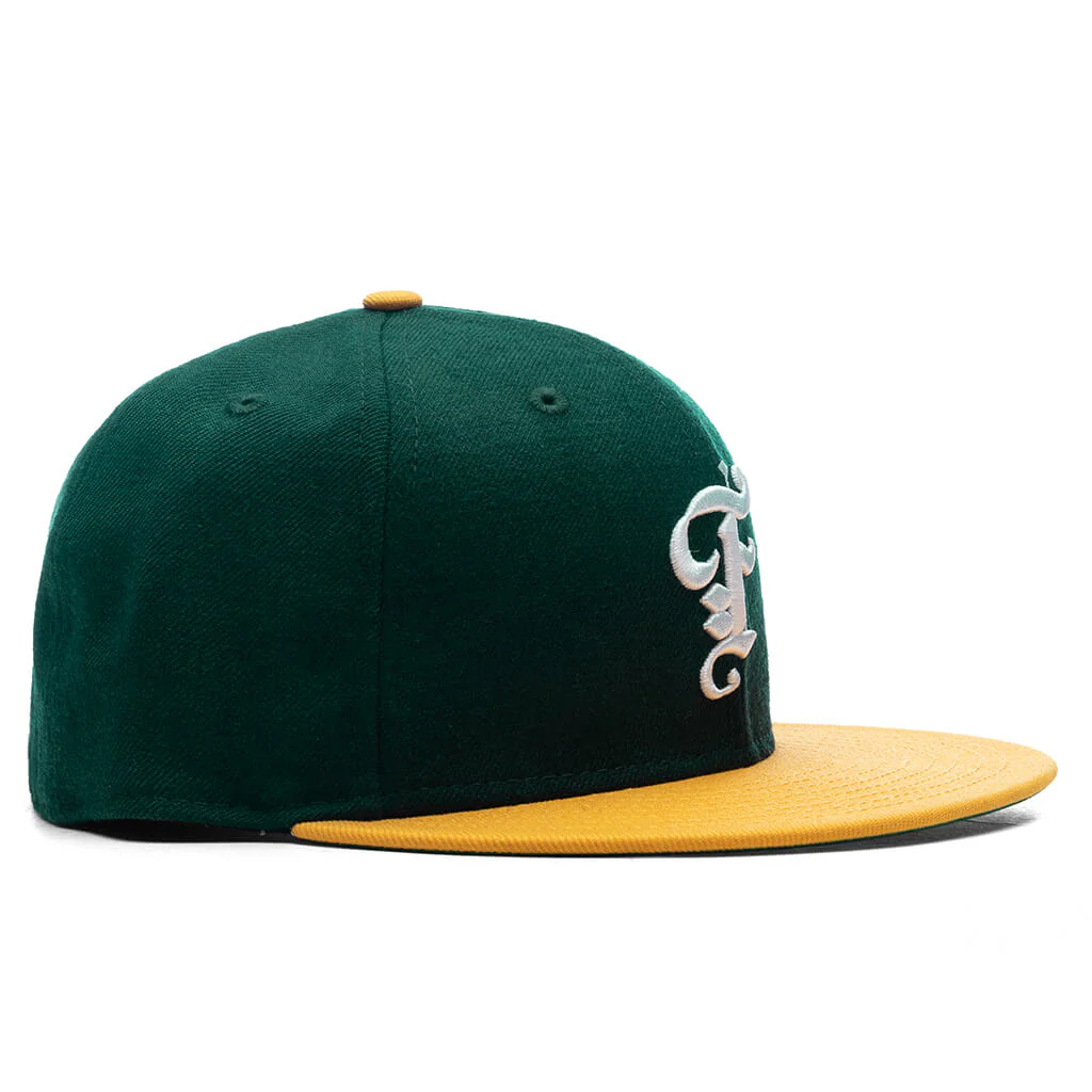 Feature x New Era 59FIFTY Fitted Wool - Dark Green/Yellow - Image 5